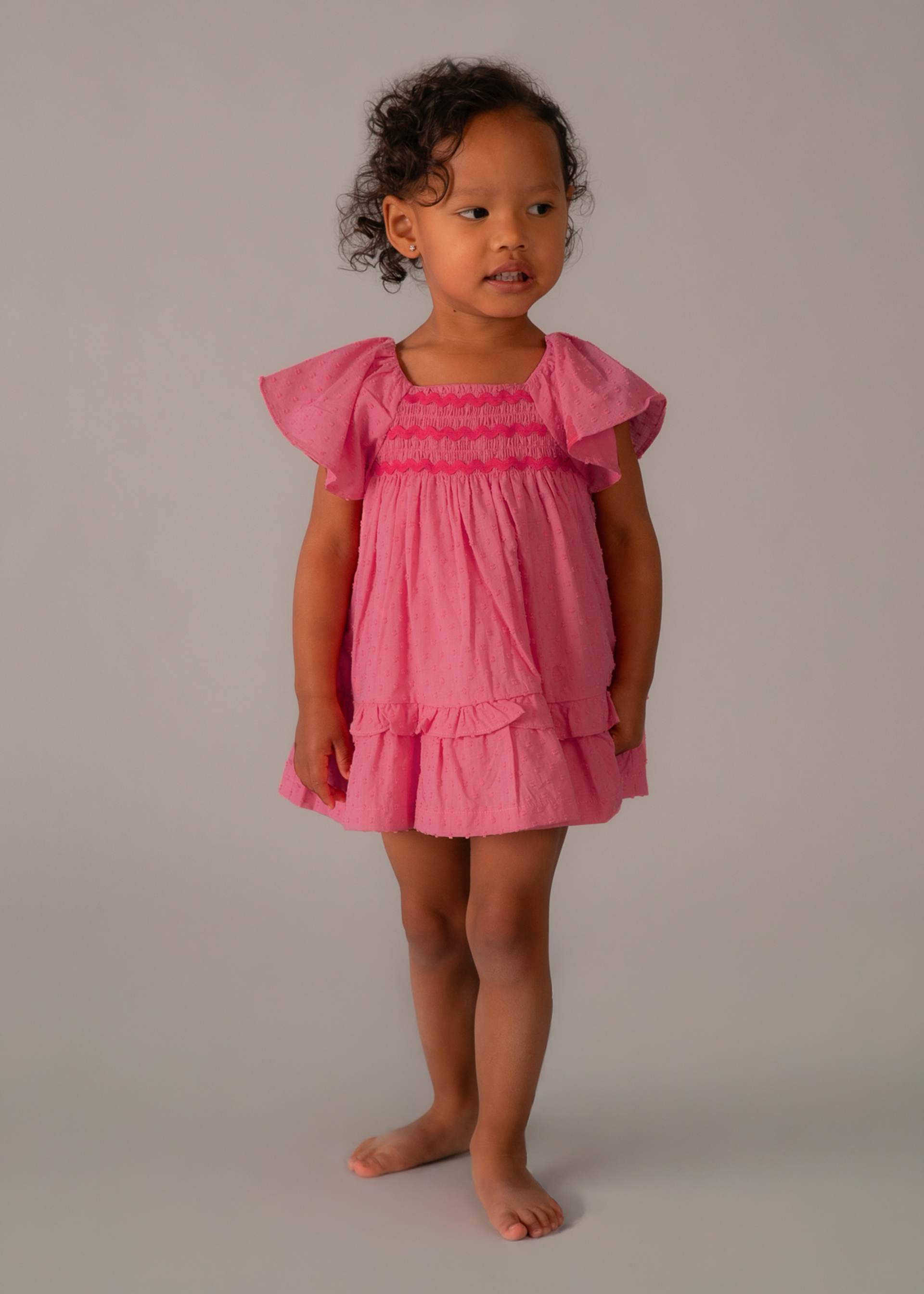 Vestido volantes bebé