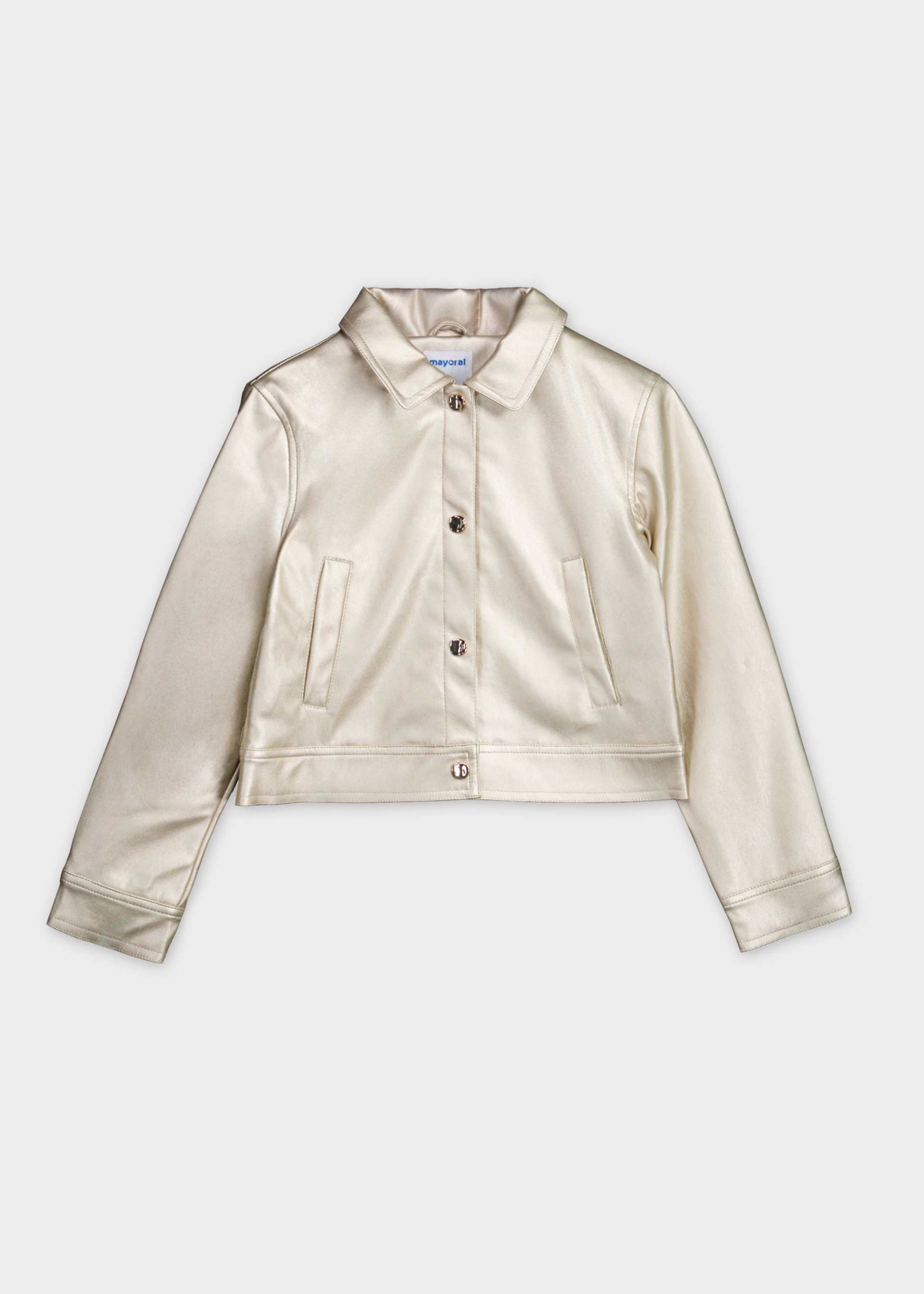 Veste en similicuir fille