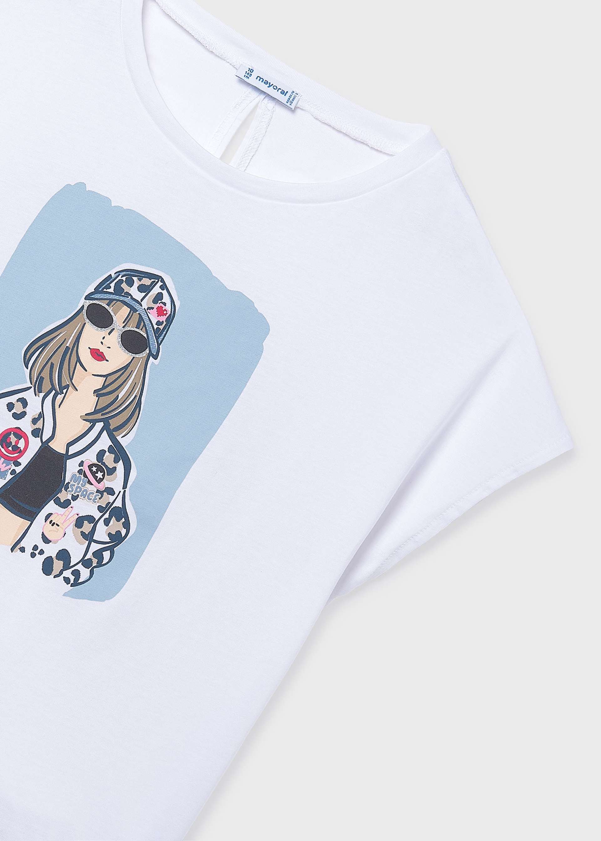 T-shirt graphique fille