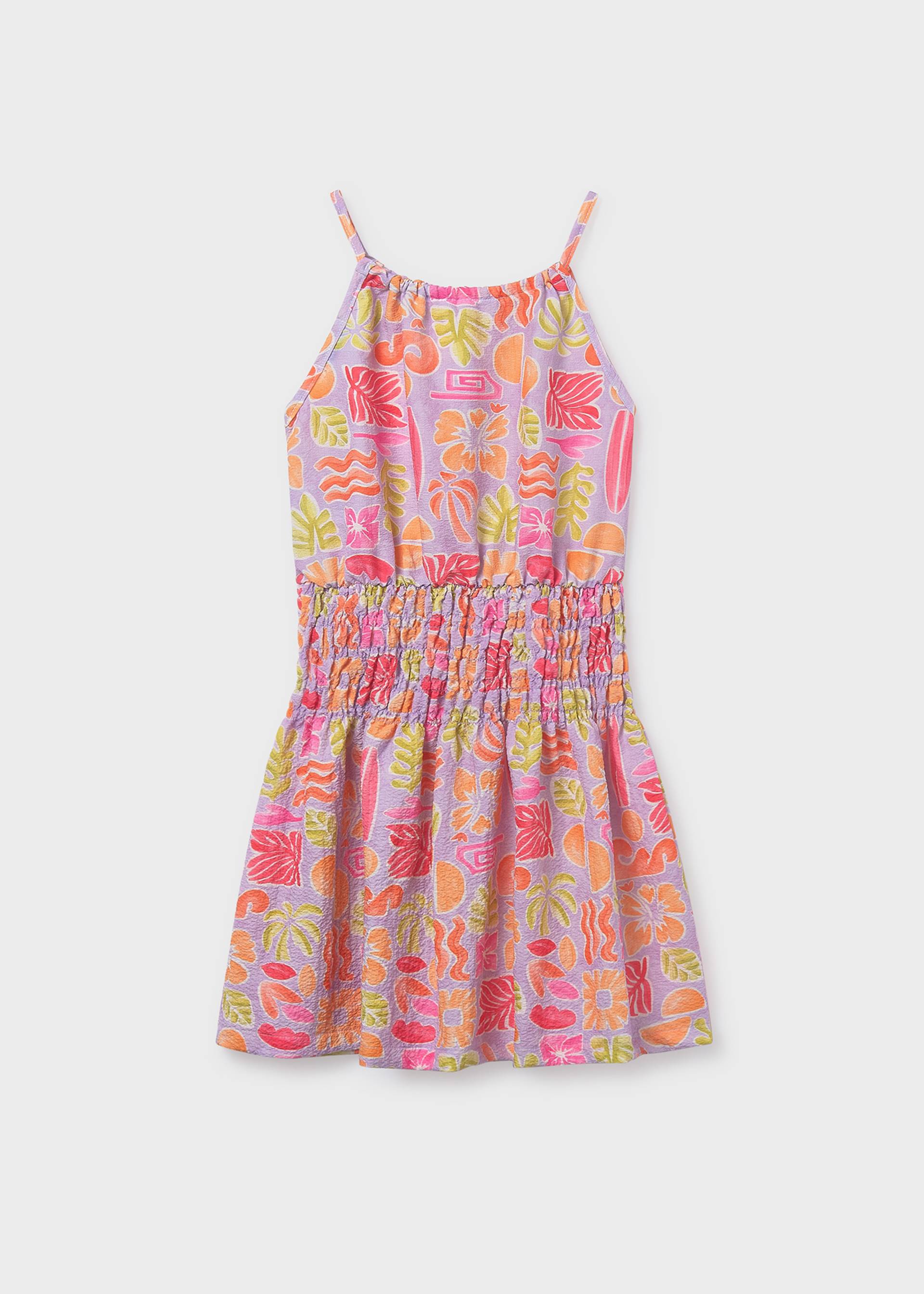 Girls' printed dress