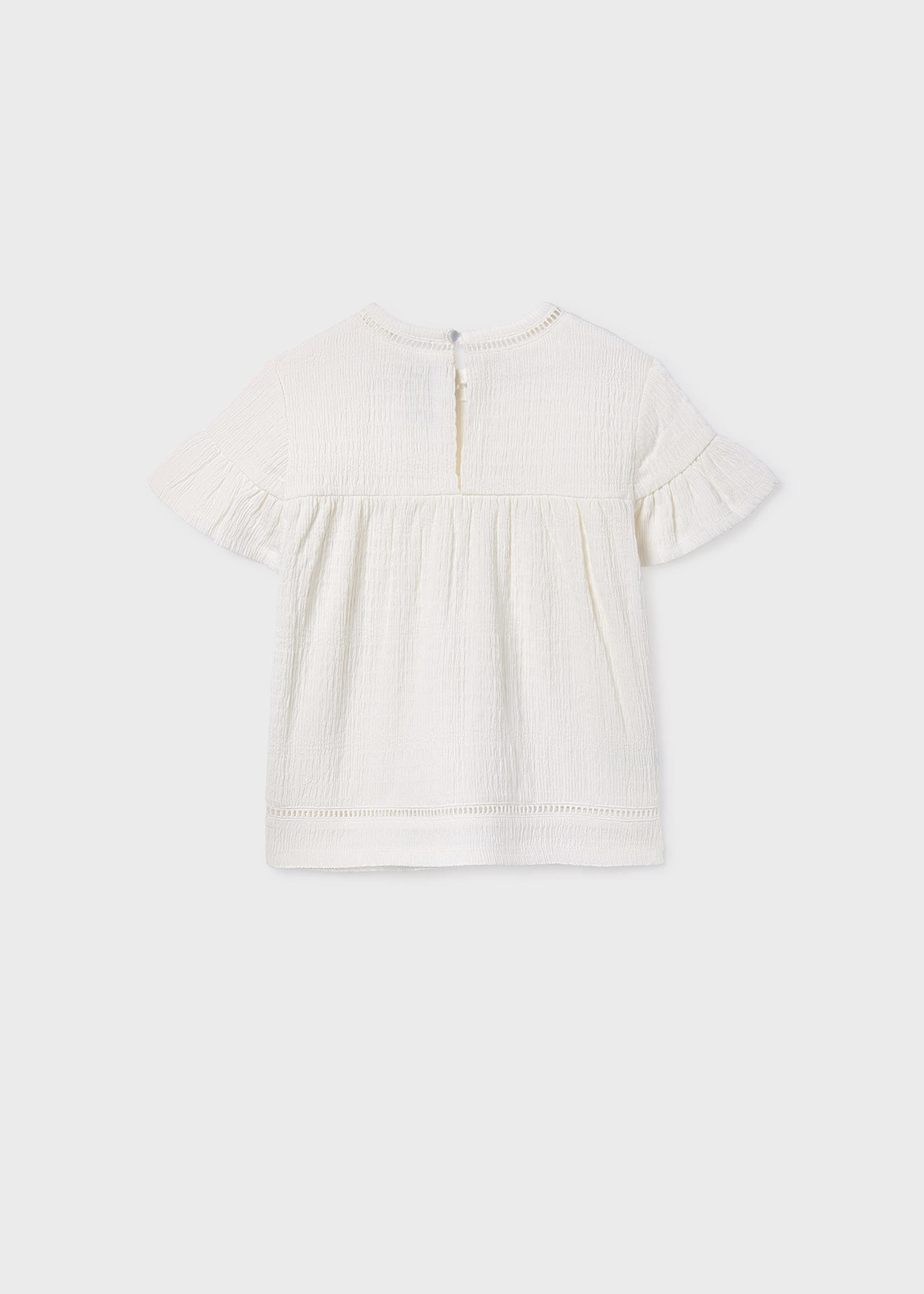 Blusa volant ragazza