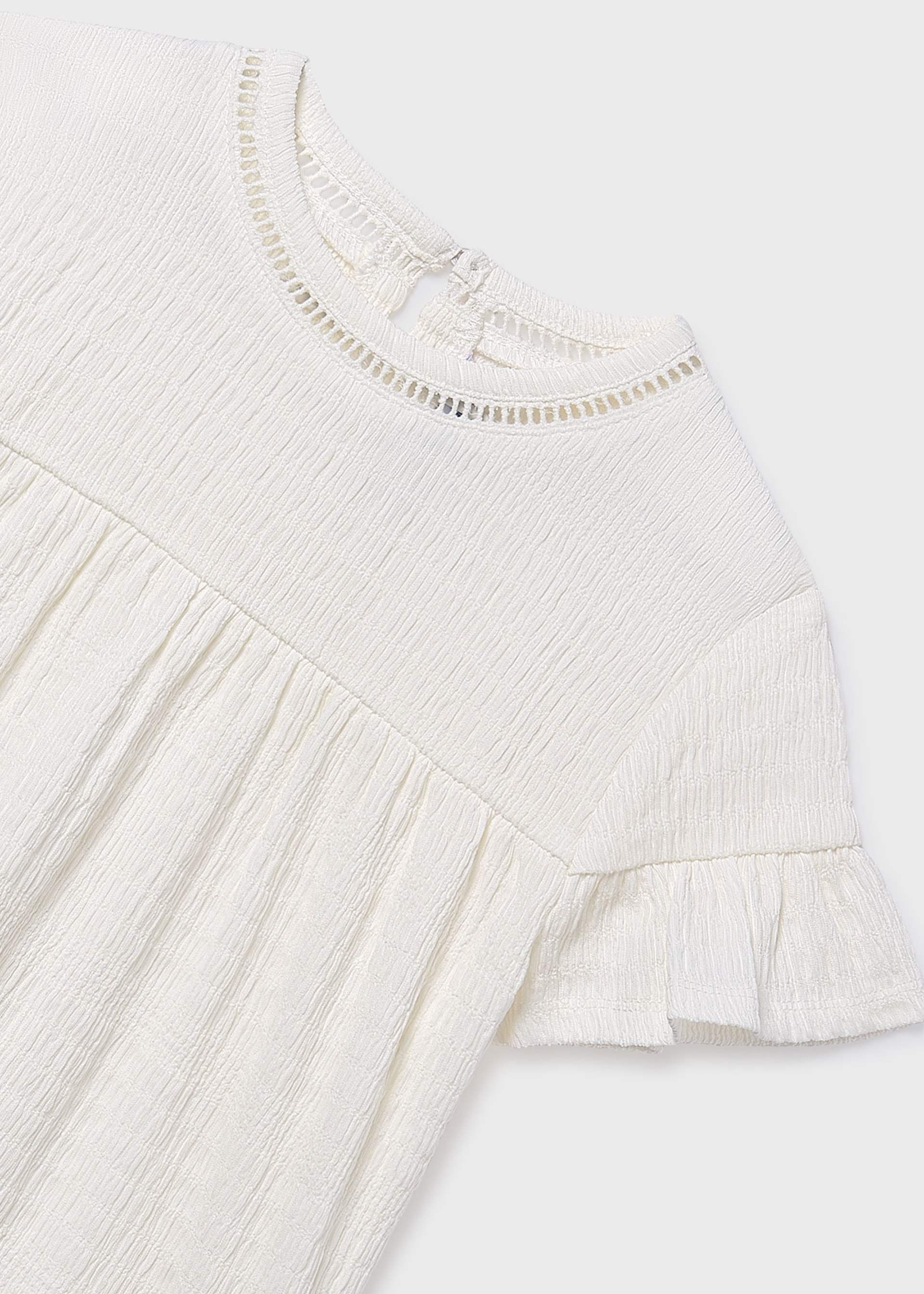 Blouse à volants fille