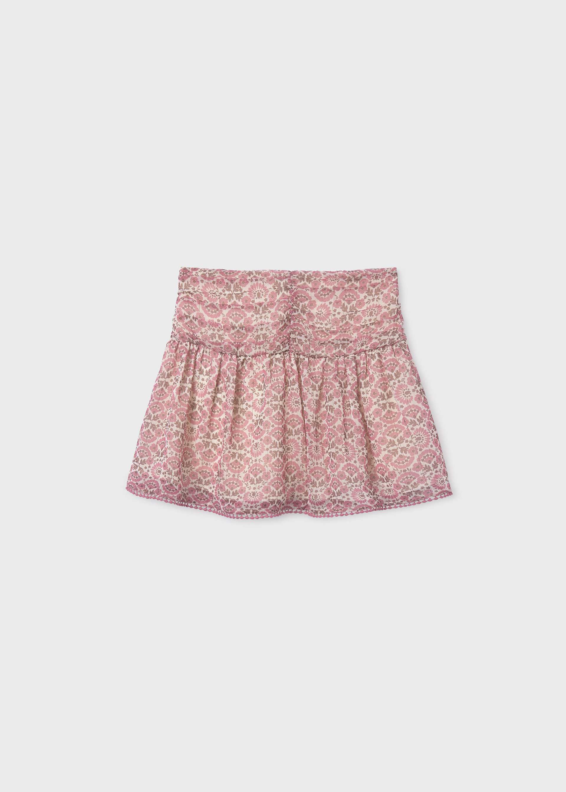 Saia gáspea estampada rapariga