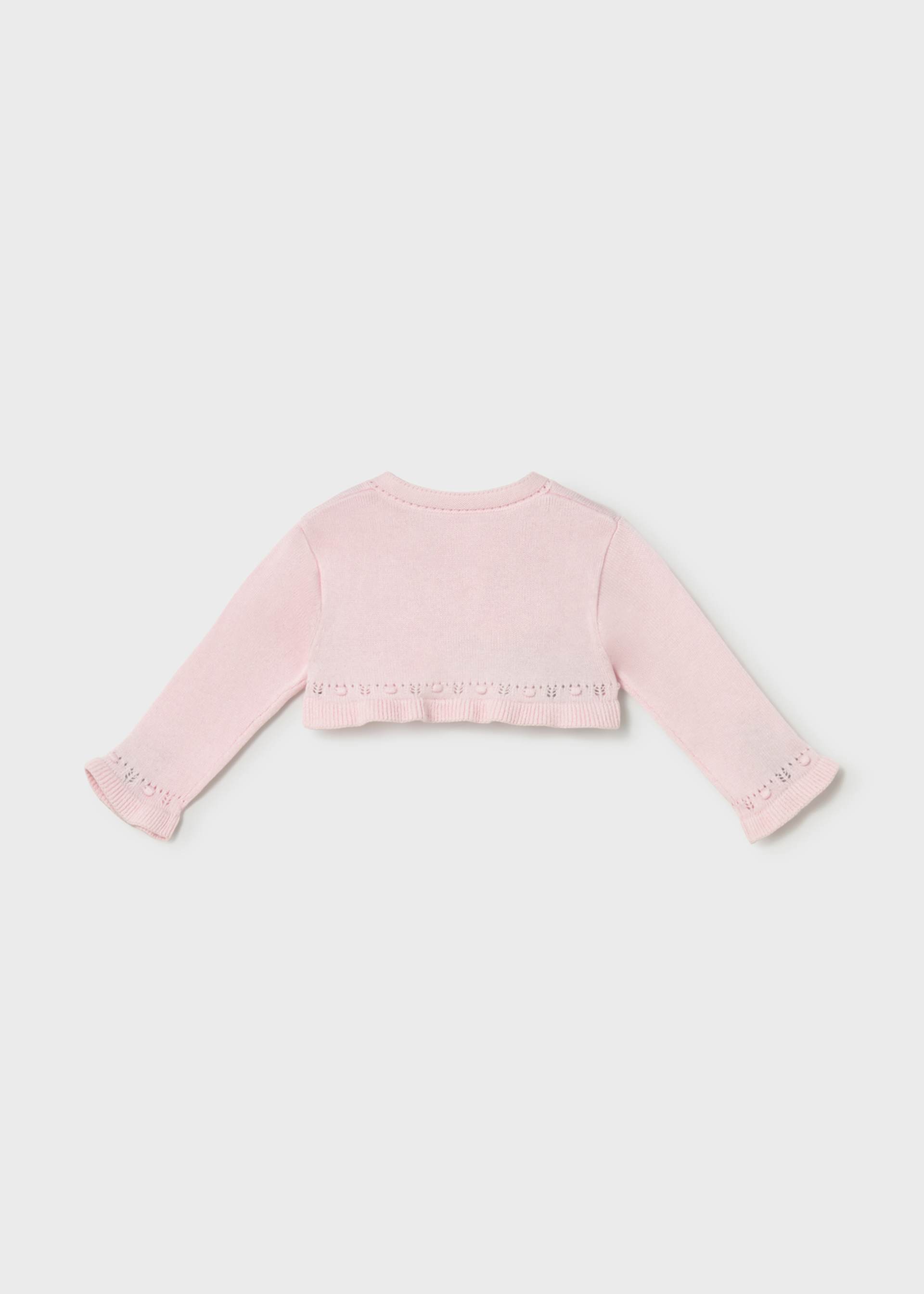 Cardigan tricot basic neonata
