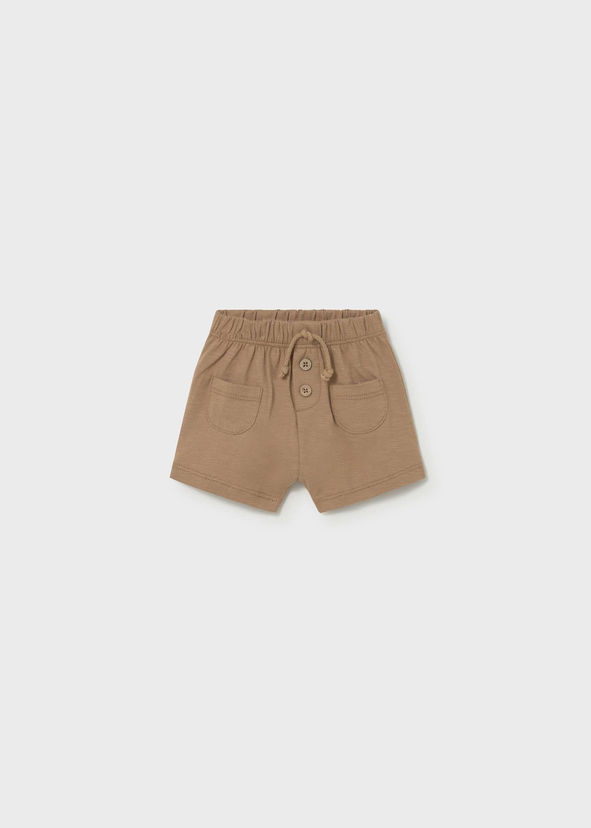 Newborn knit pocket shorts