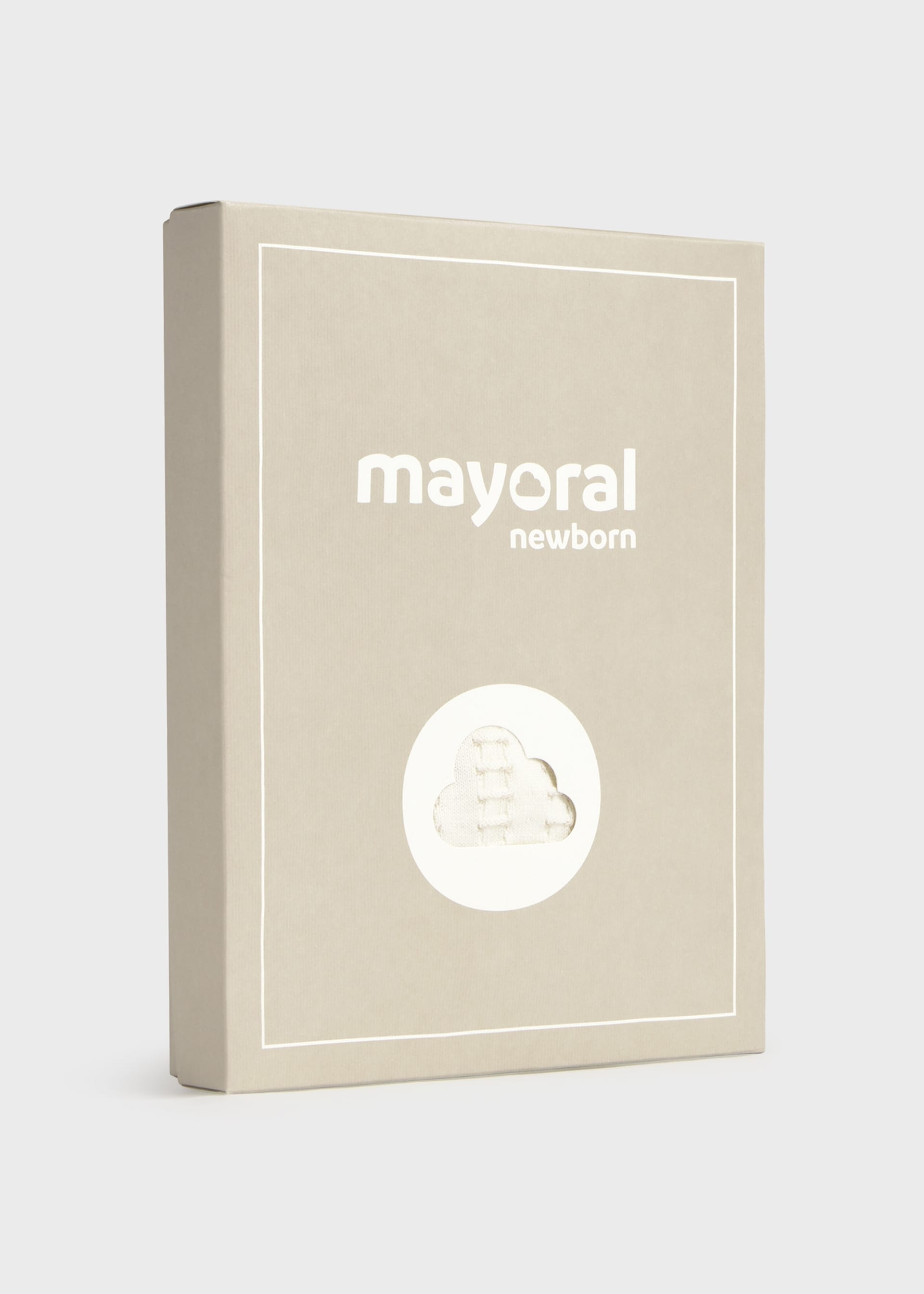 Conjunto pantalón y suéter tricot recién nacido