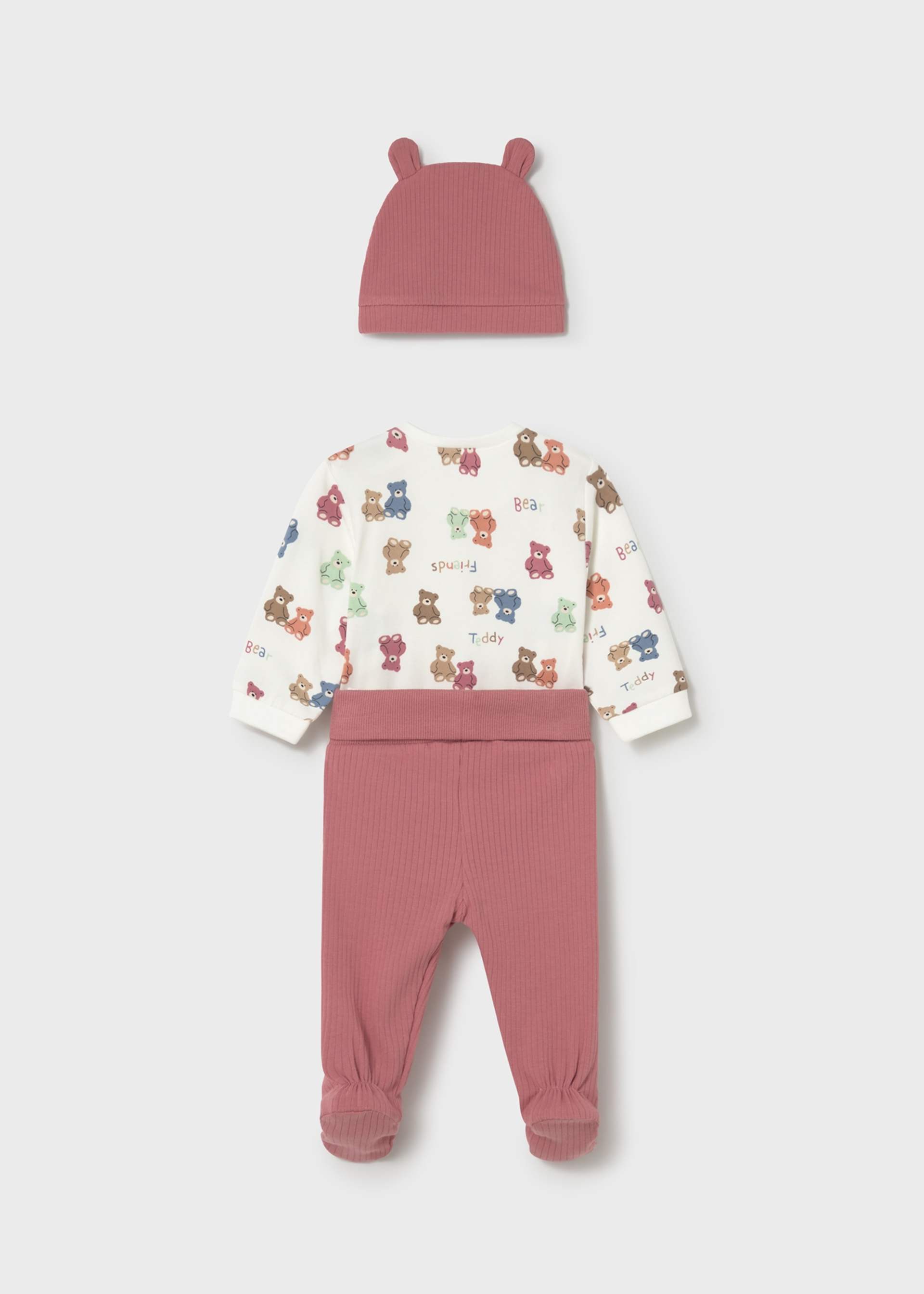 Conjunto 3 piezas pantalón recién nacido