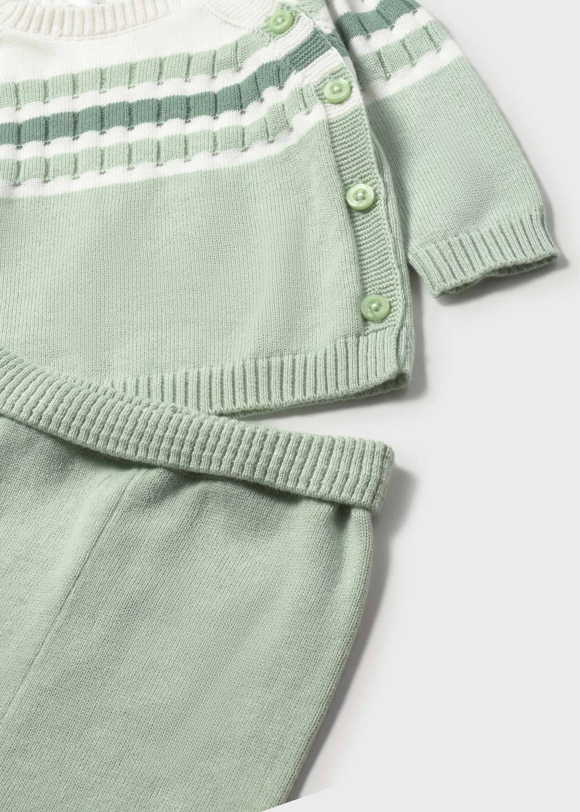 Set cu pantaloni lungi nou-nascut