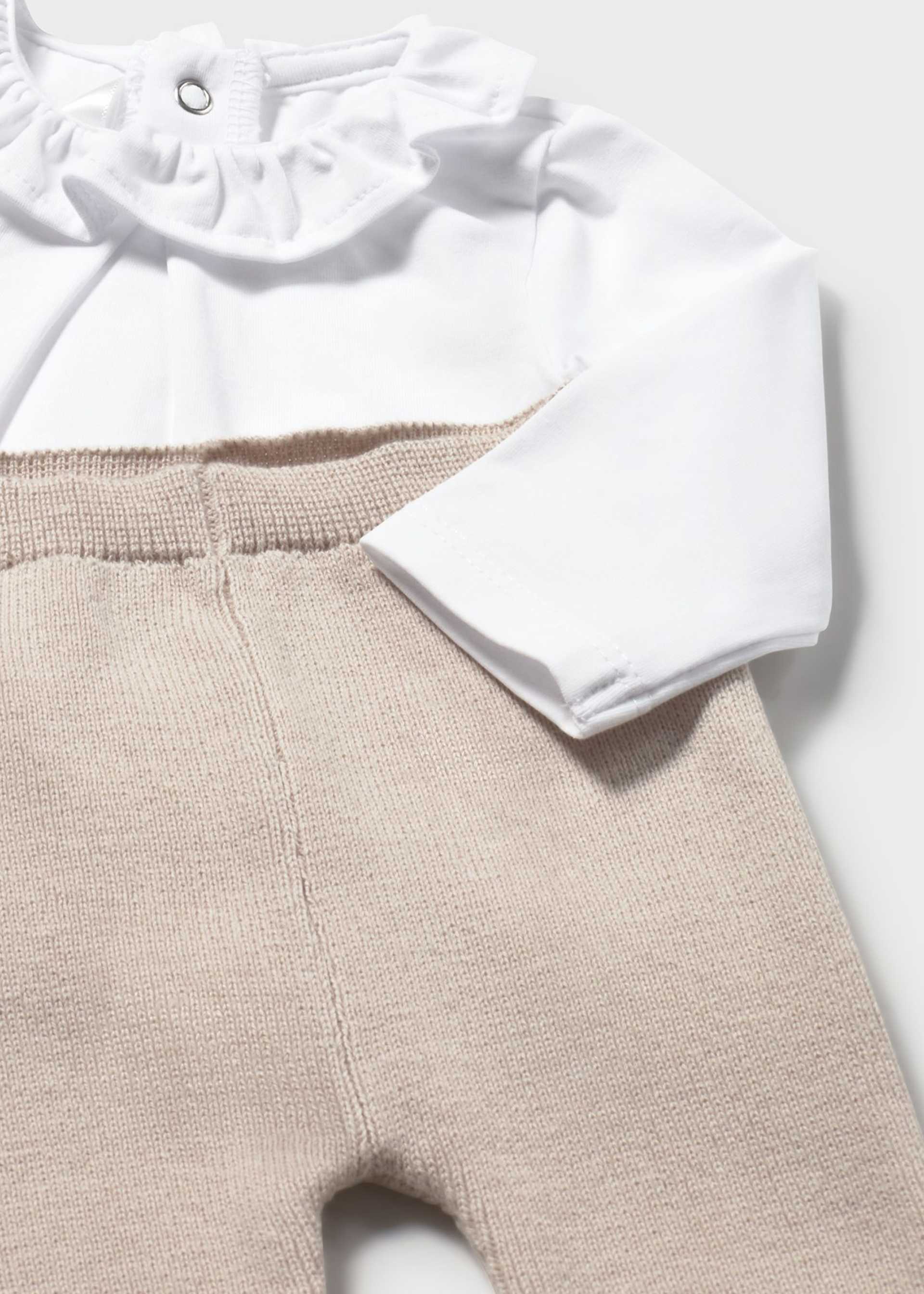 Ensemble 3 pièces en tricot nouveau-né