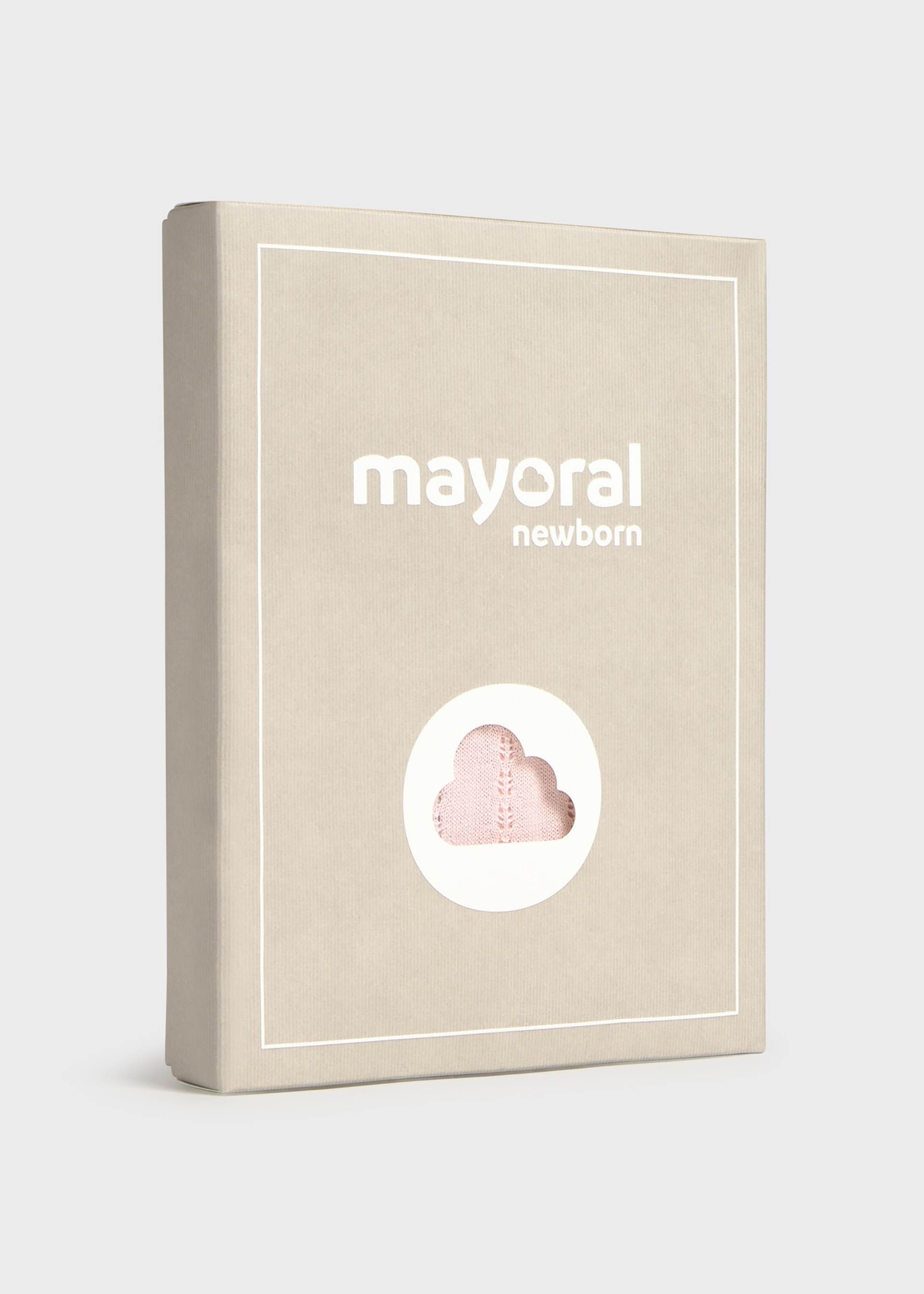 Conjunto pantalón y suéter tricot recién nacida