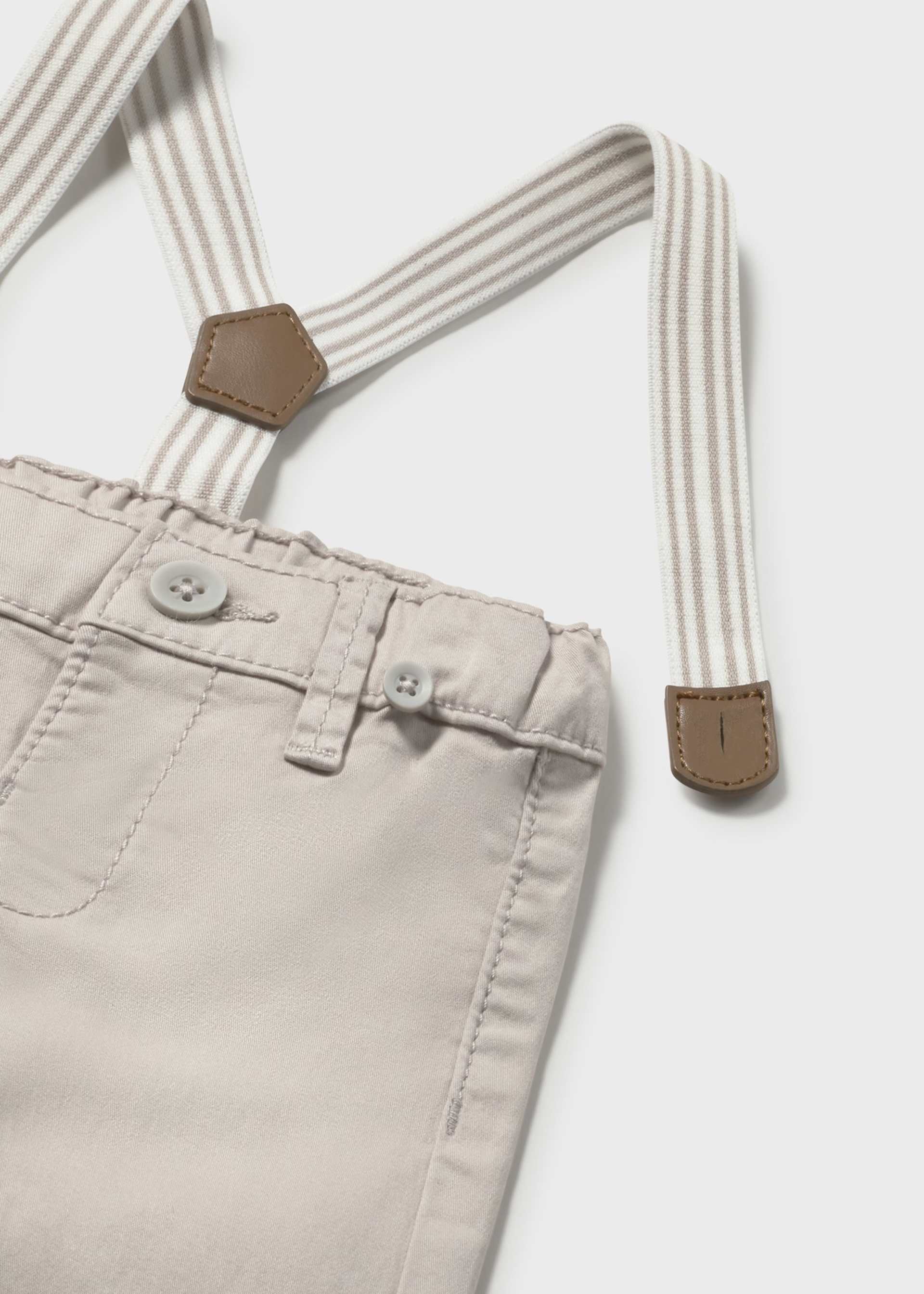 Lange Hose mit Trägern Neugeborene