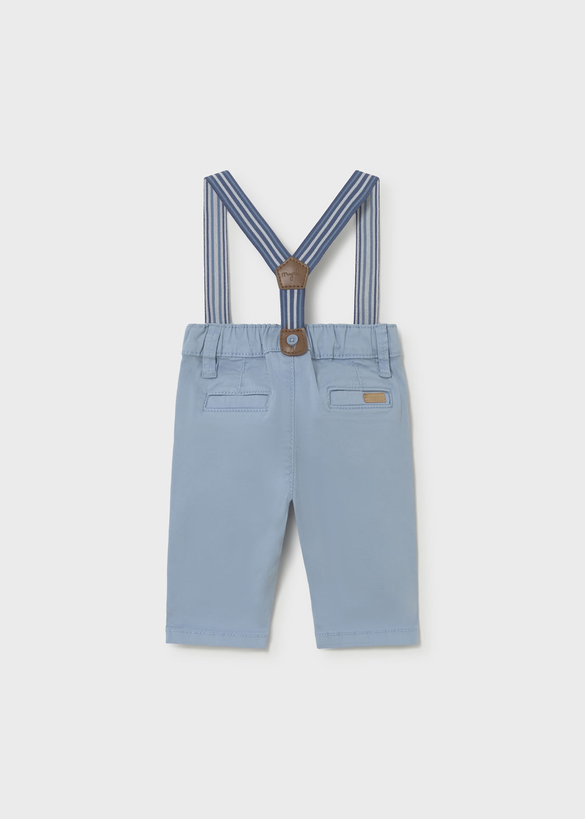 Newborn Boy Pants with Suspenders