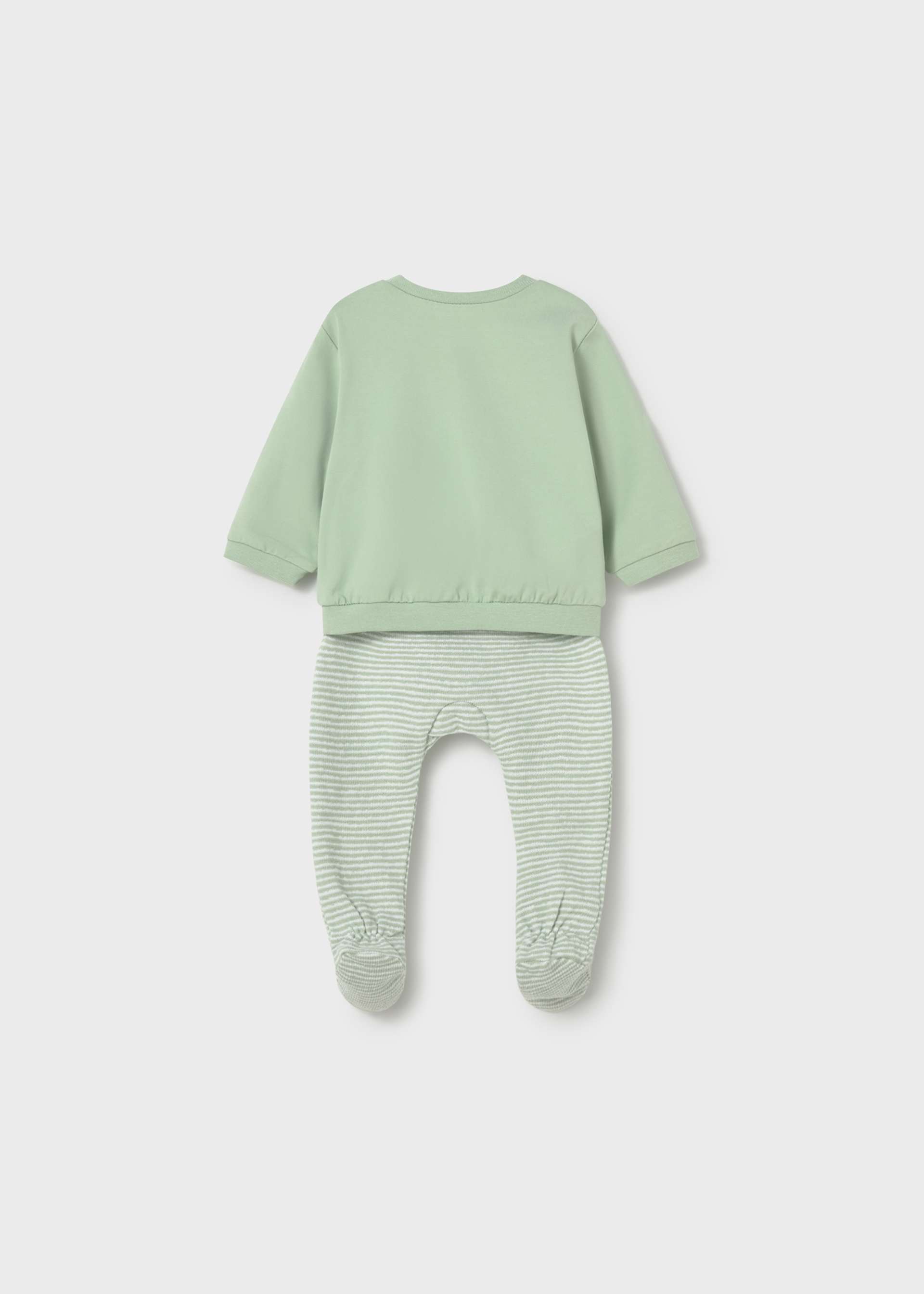 Set pantaloni cu botosei nou-nascut