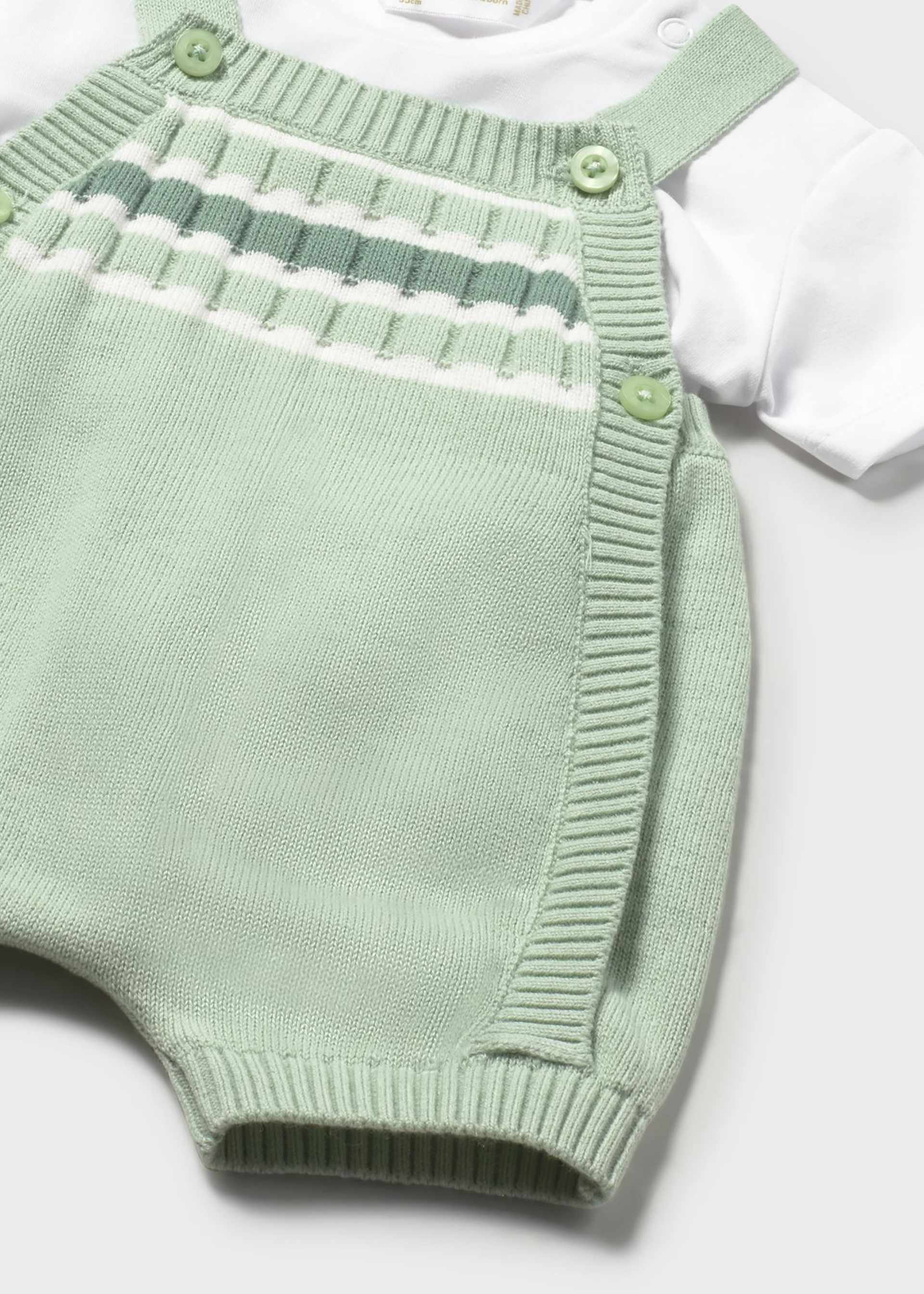 Conjunto peto y playera recién nacido