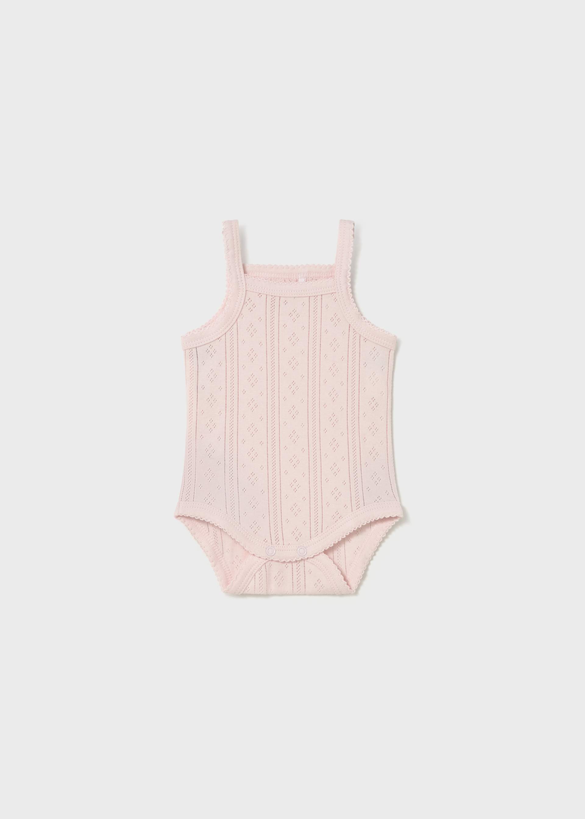 Newborn Girl Openwork Bodysuit