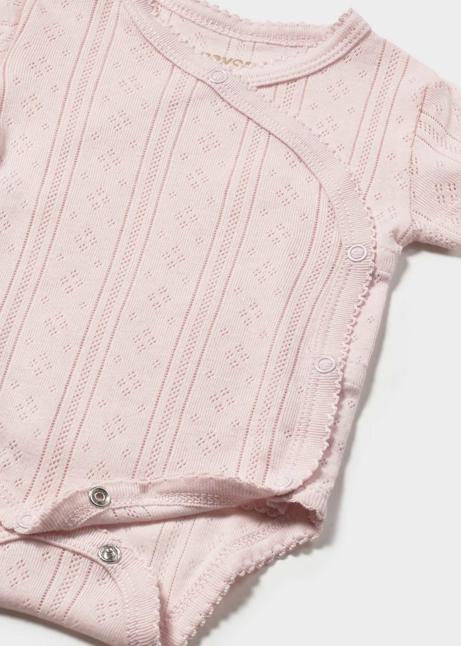 Newborn Girl Openwork Bodysuit