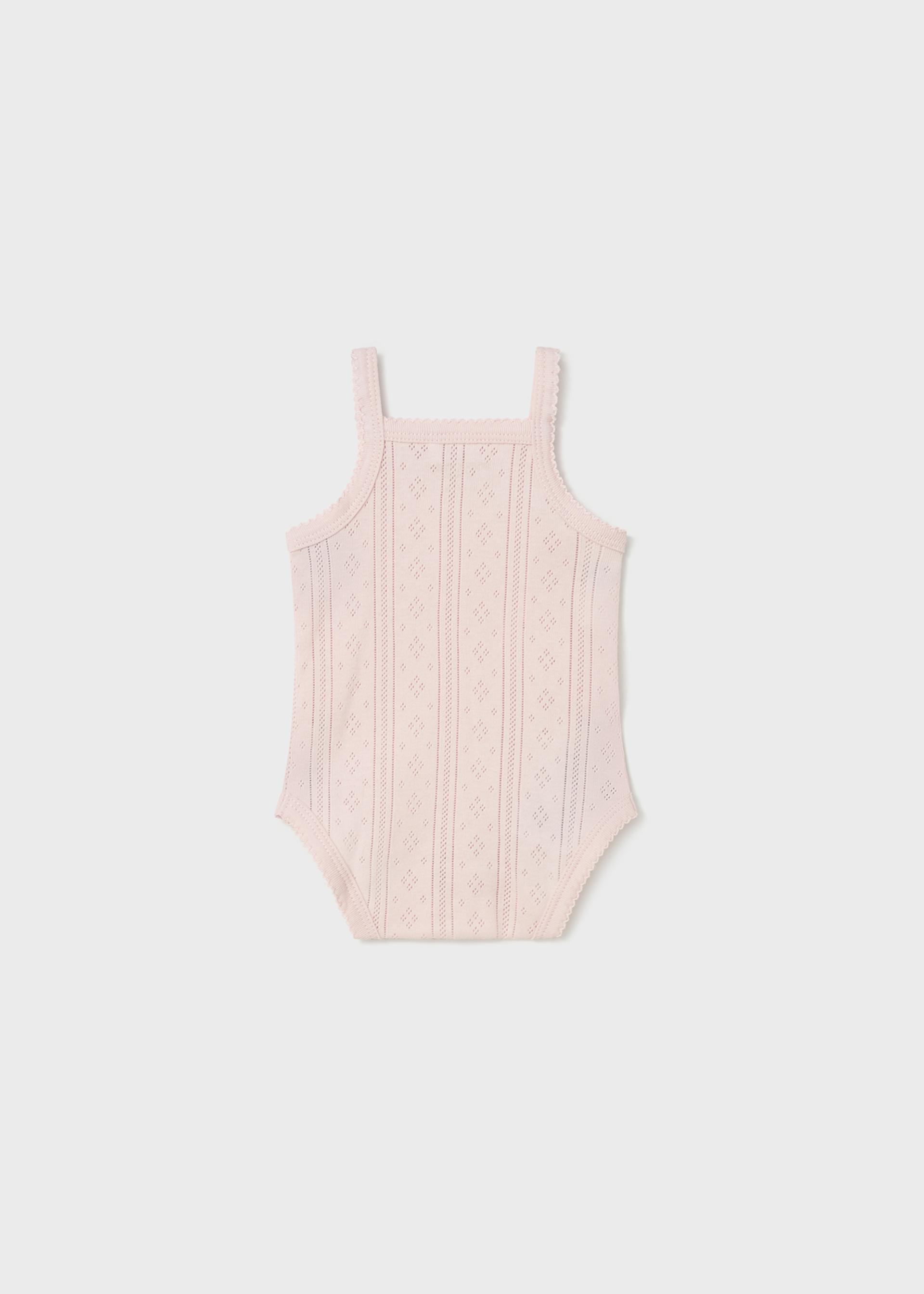 Newborn openwork bodysuit