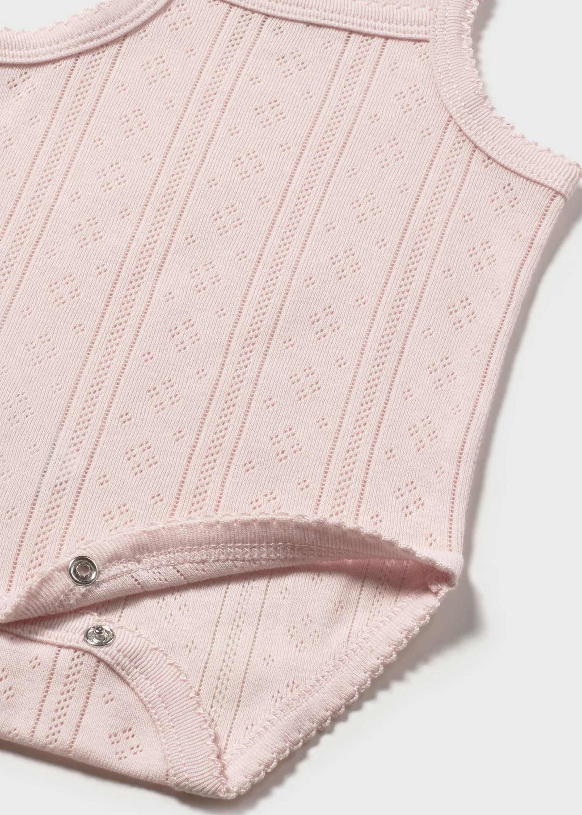 Newborn openwork bodysuit