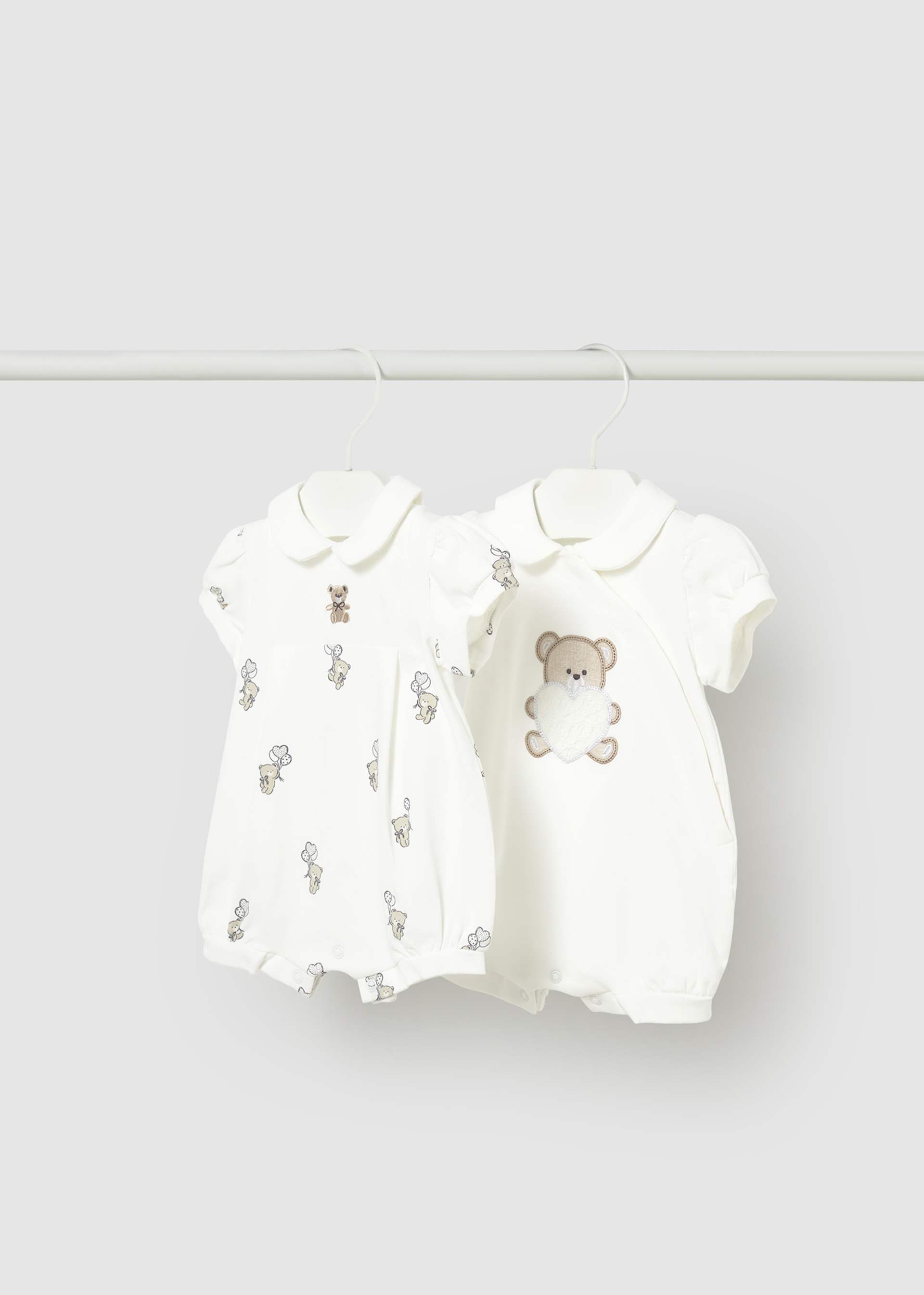2-piece embroidered romper newborn