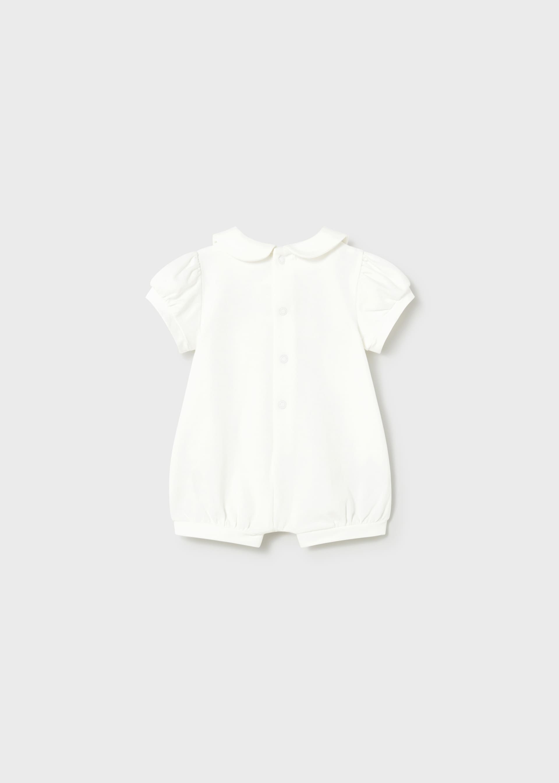 Set 2 pigiami corti ricamati neonata