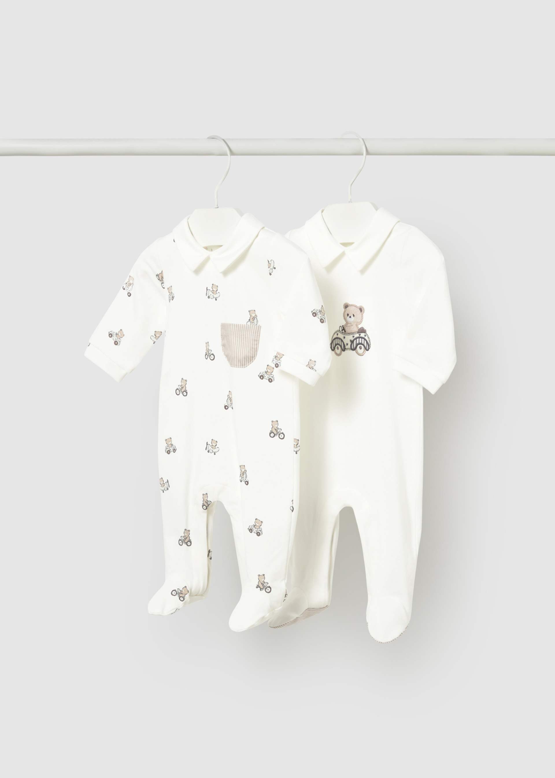 Newborn Boy 2-Pack One-Piece Set