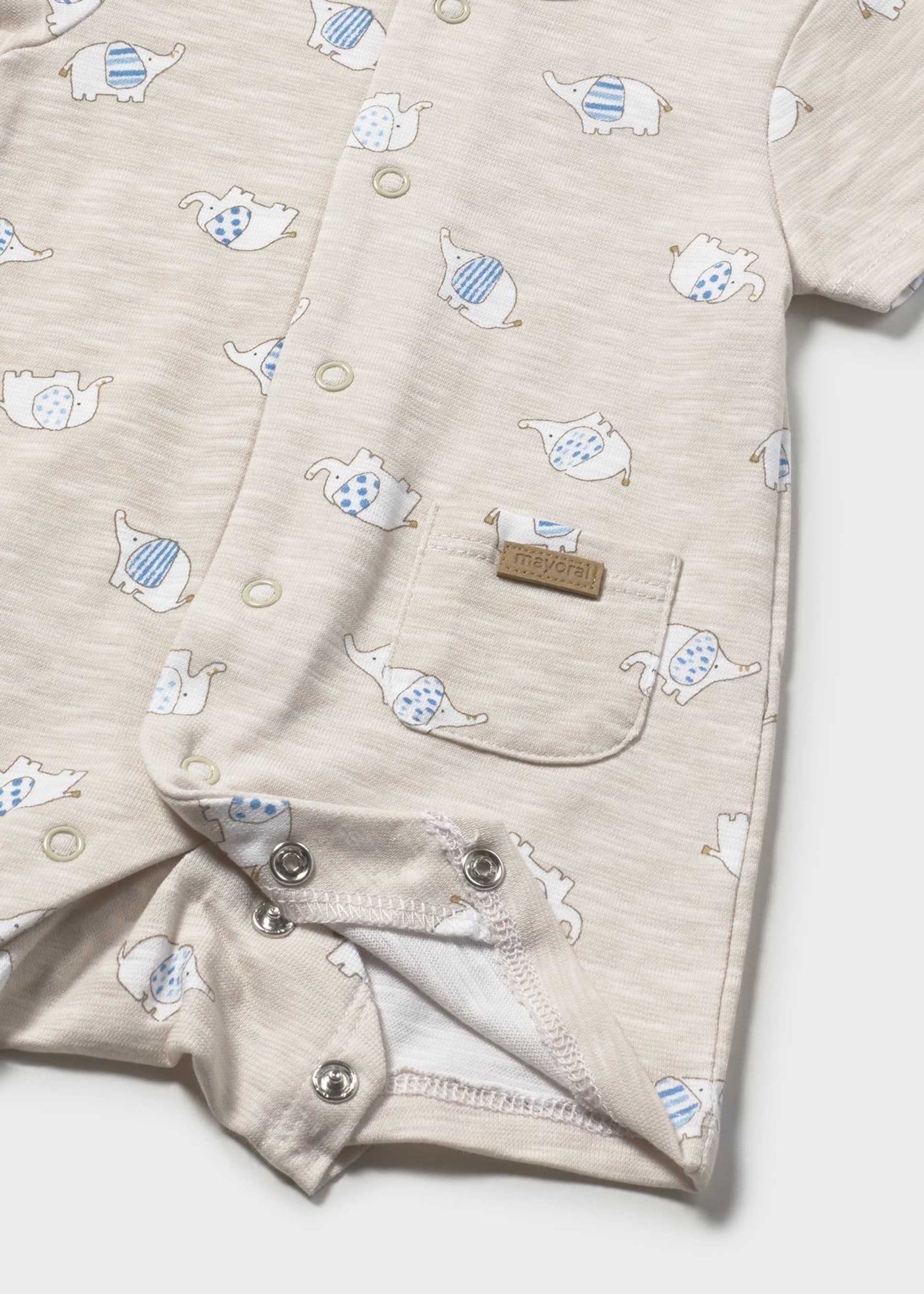 Pijama estampada recién nacido