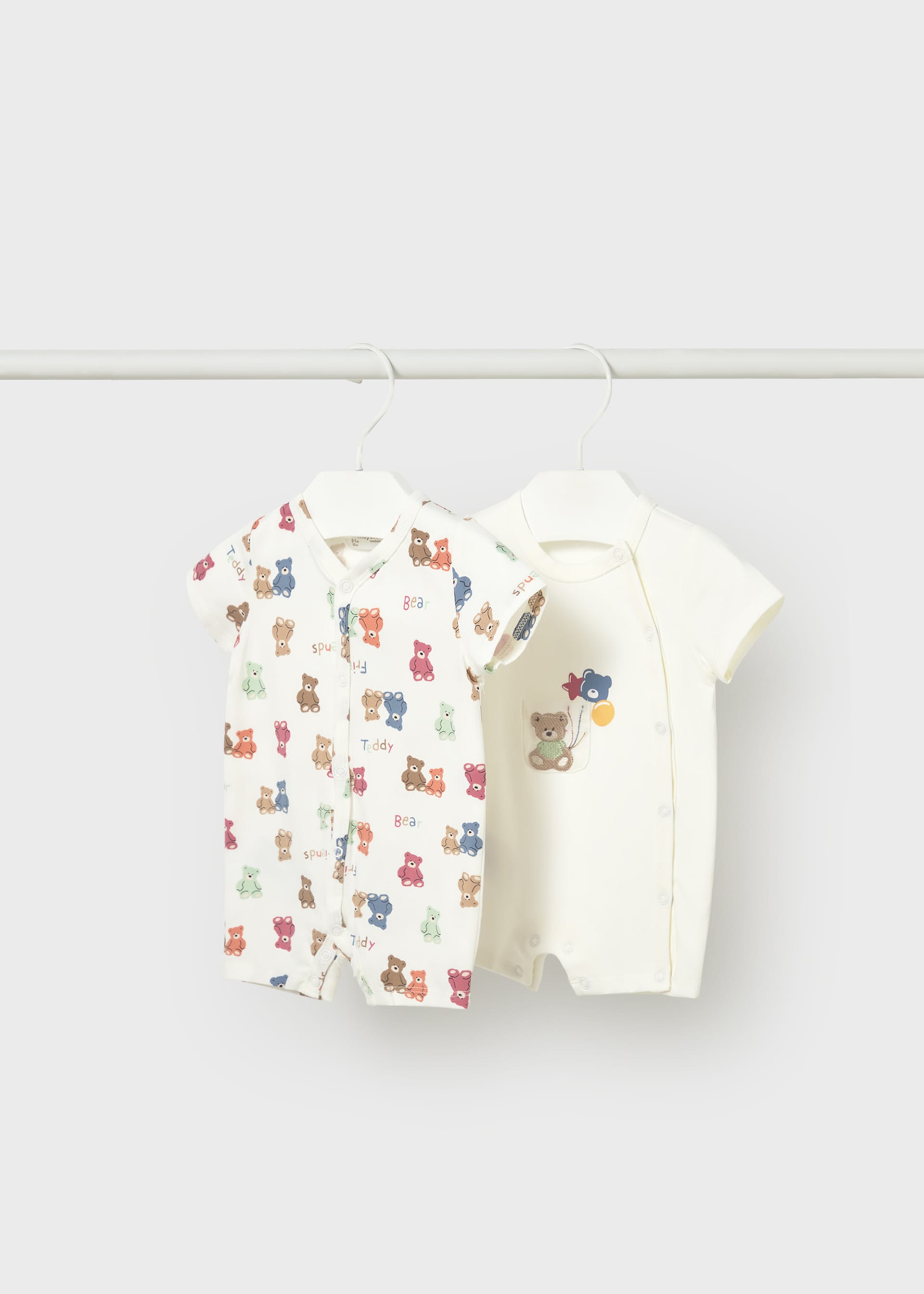 Newborn Boy 2-Pack Romper Set