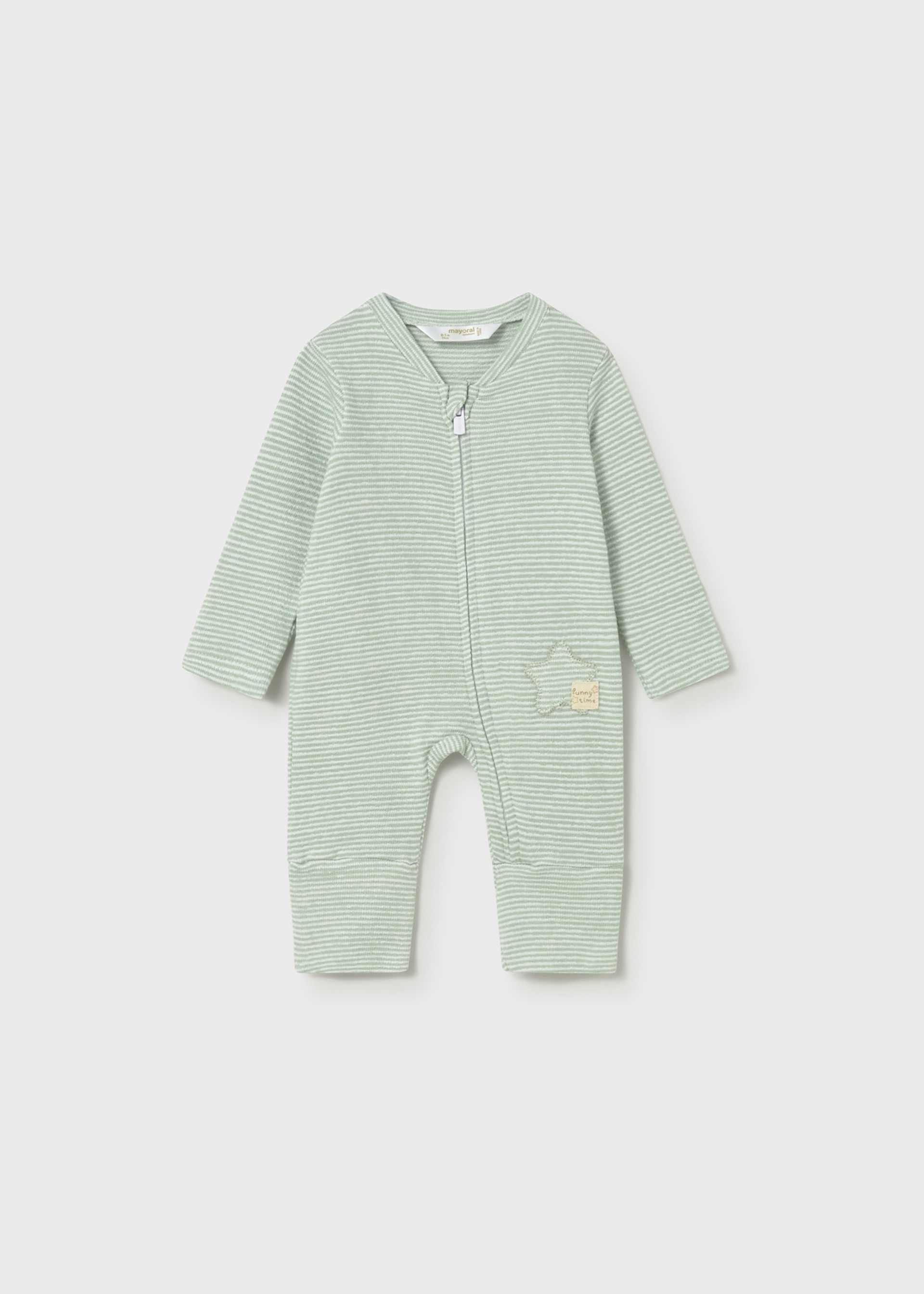 Babygrow comprido riscas recém nascido