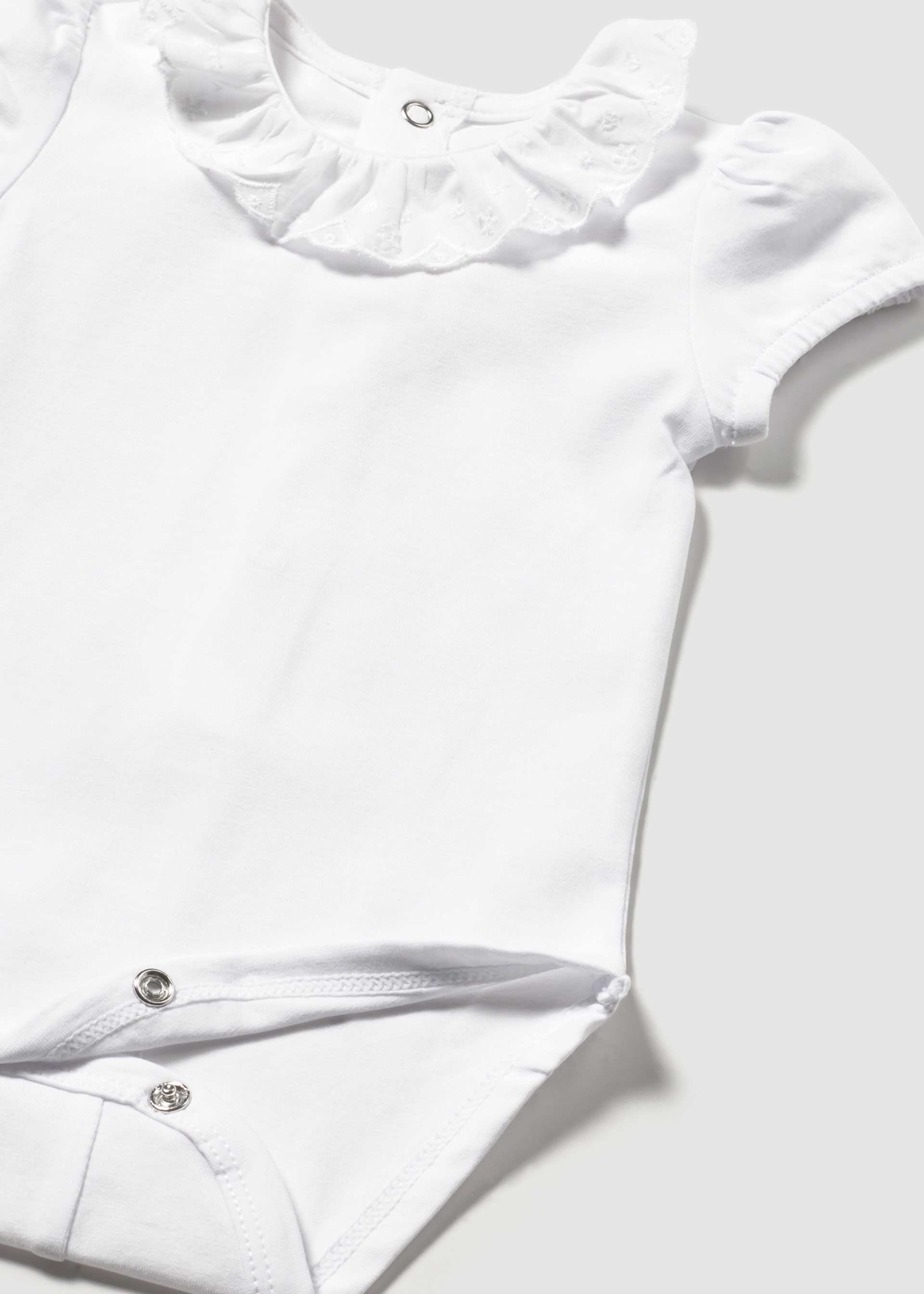 Newborn Girl Ruffled Bodysuit