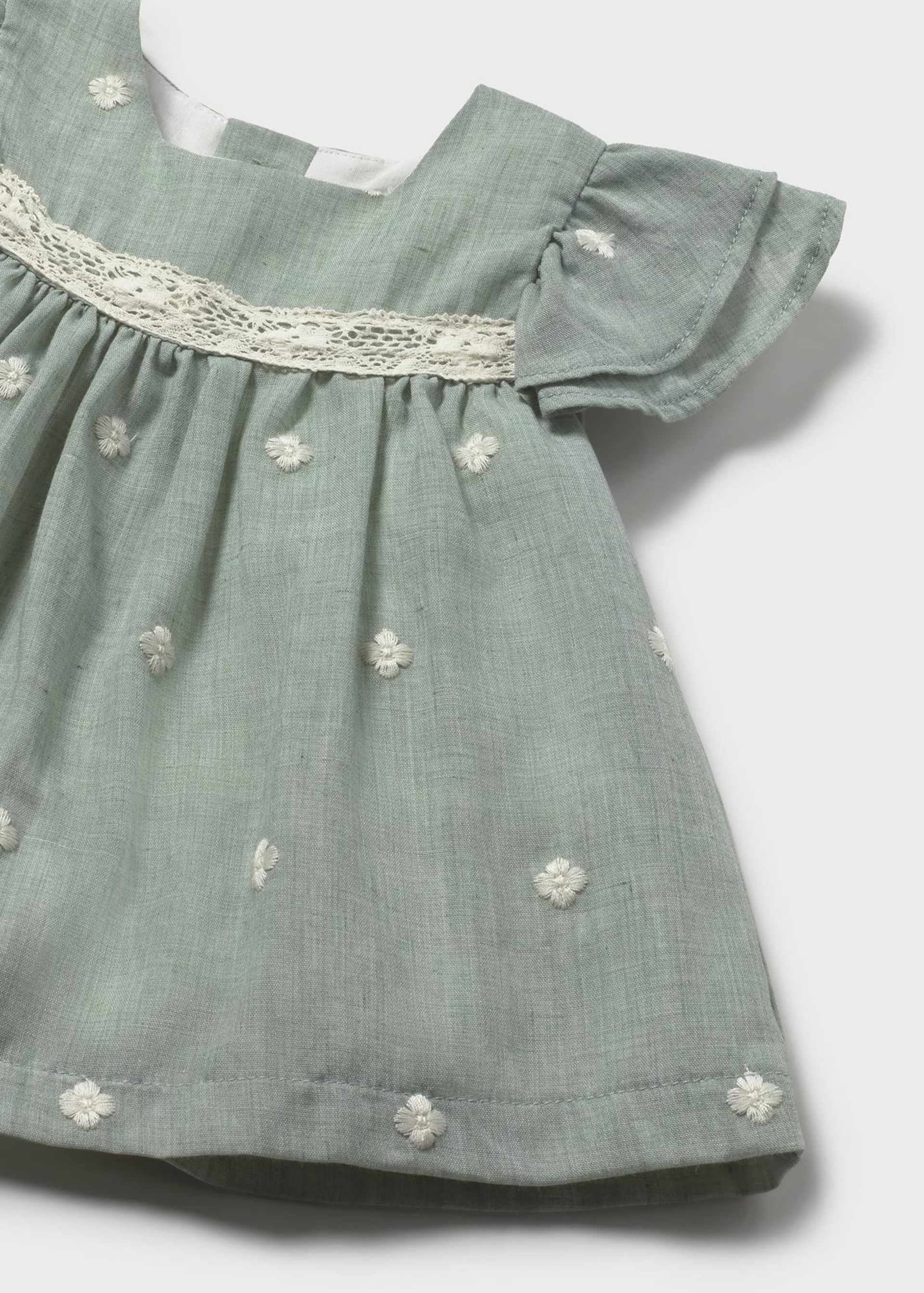 Vestito con copripannolino neonata