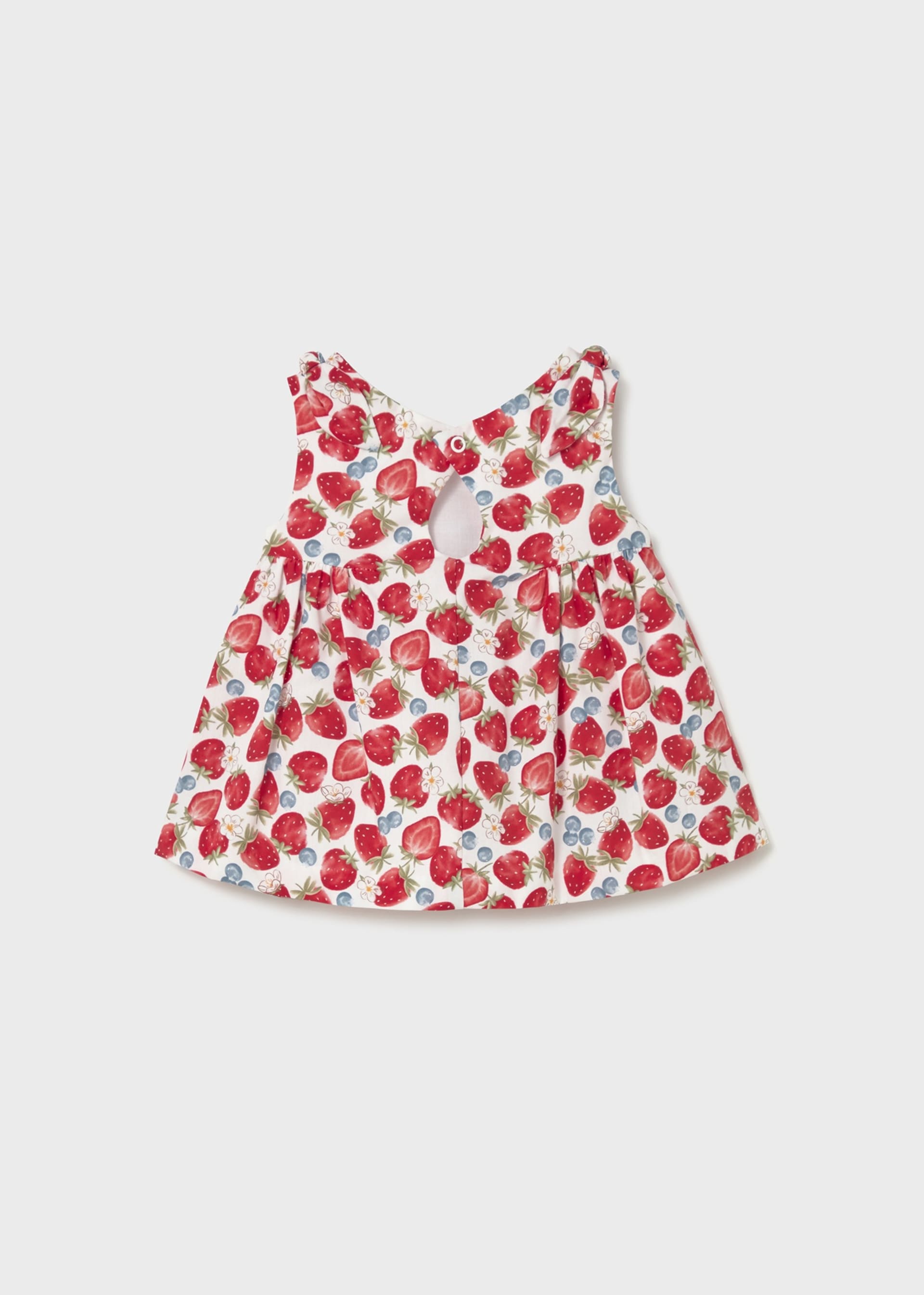 Vestido estampado recém nascida