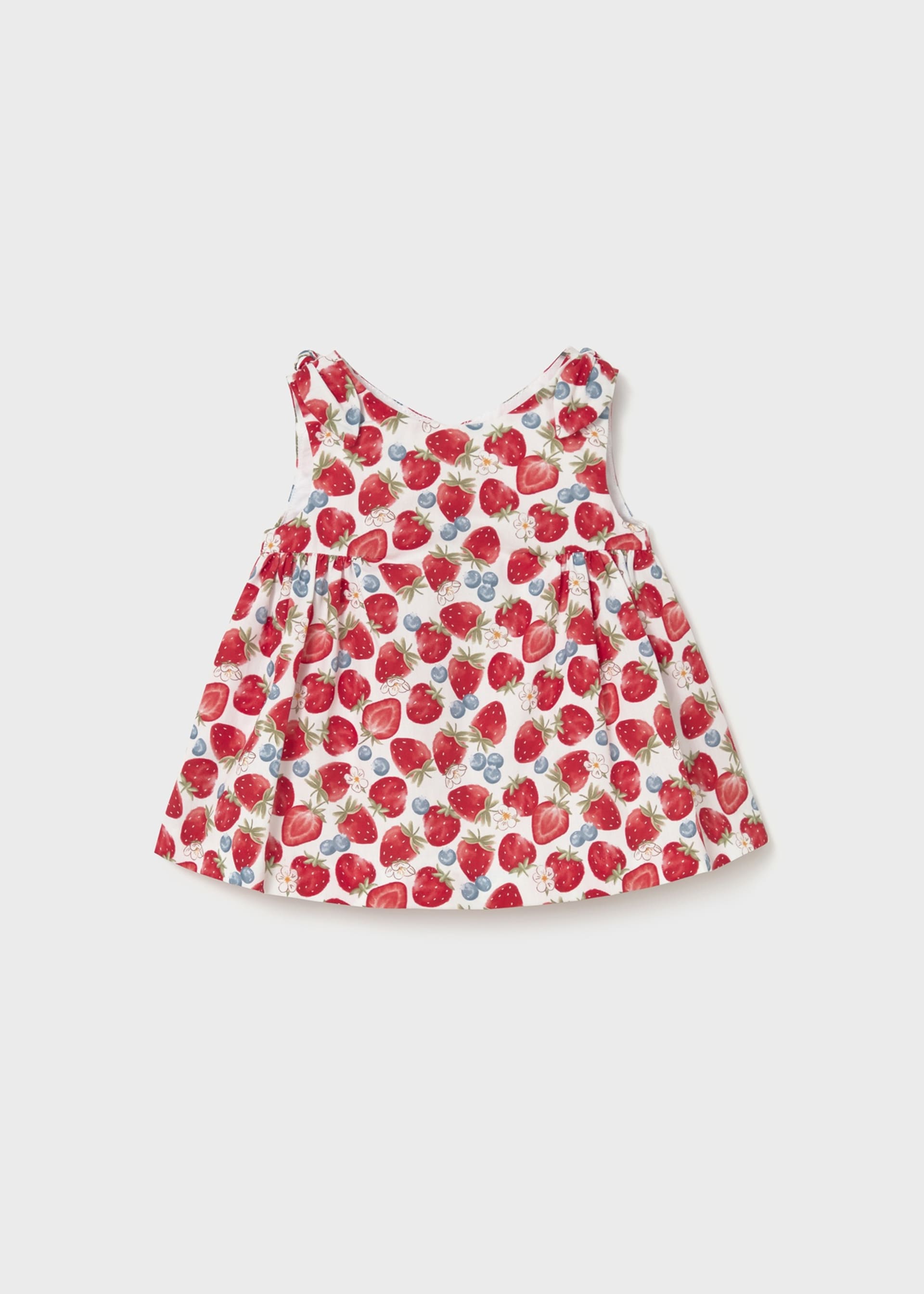 Vestido estampado recém nascida