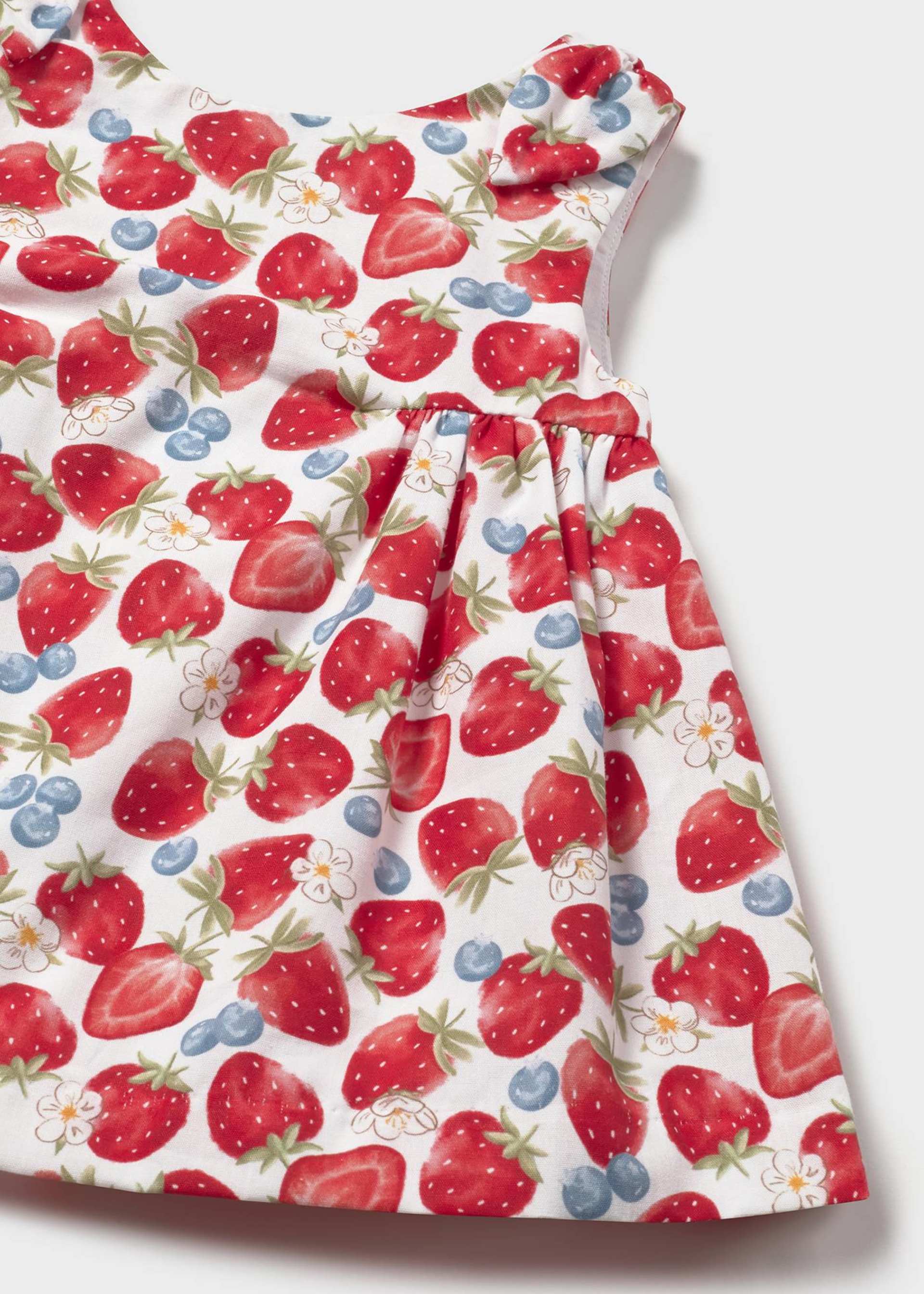 Vestido estampado recém nascida