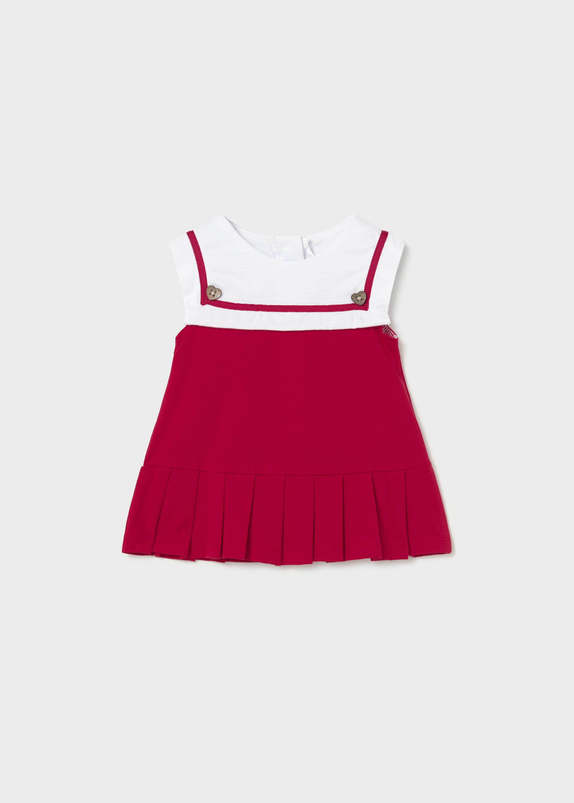 Combination knit dress newborn