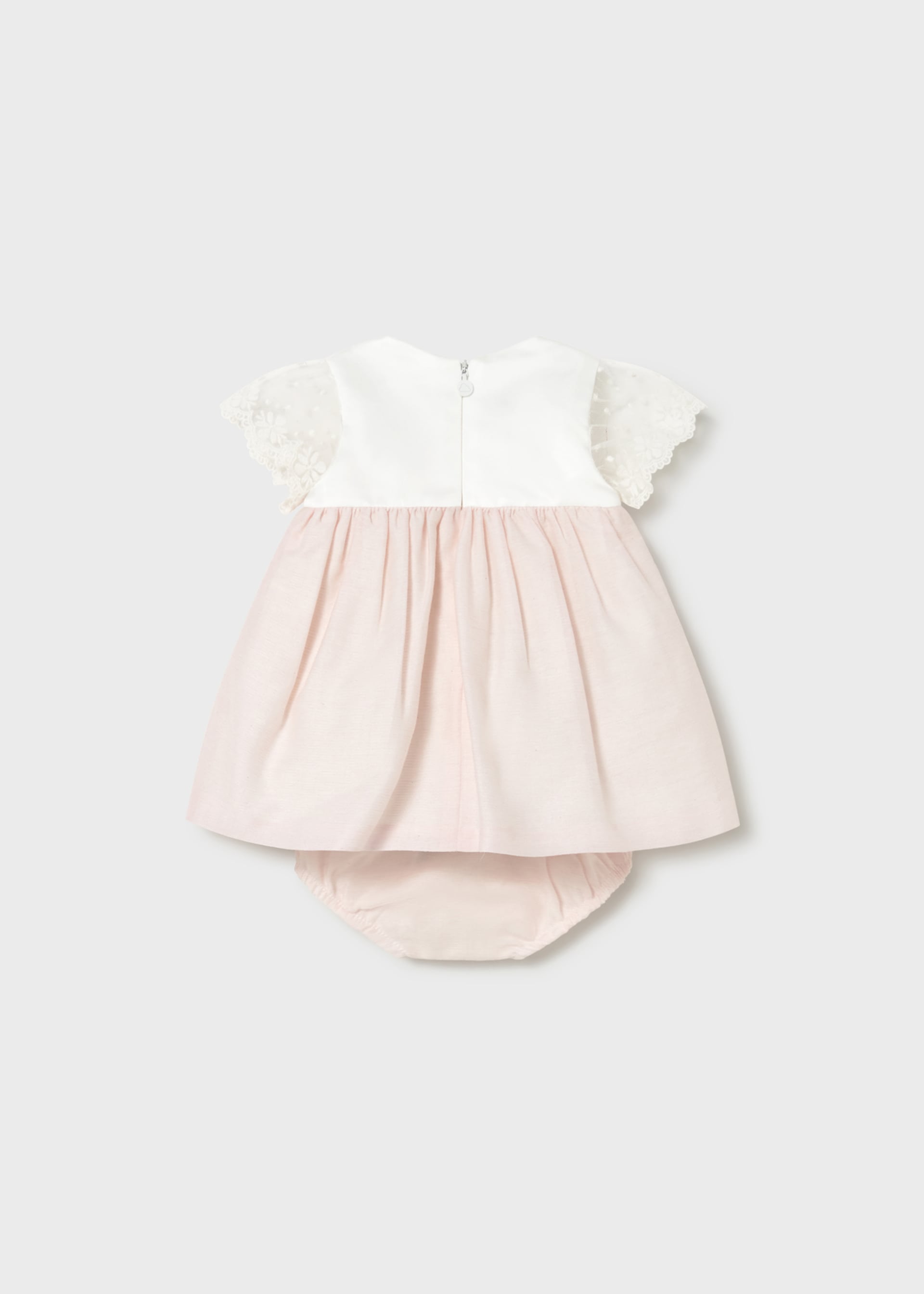 Newborn Girl Dress with Bloomers