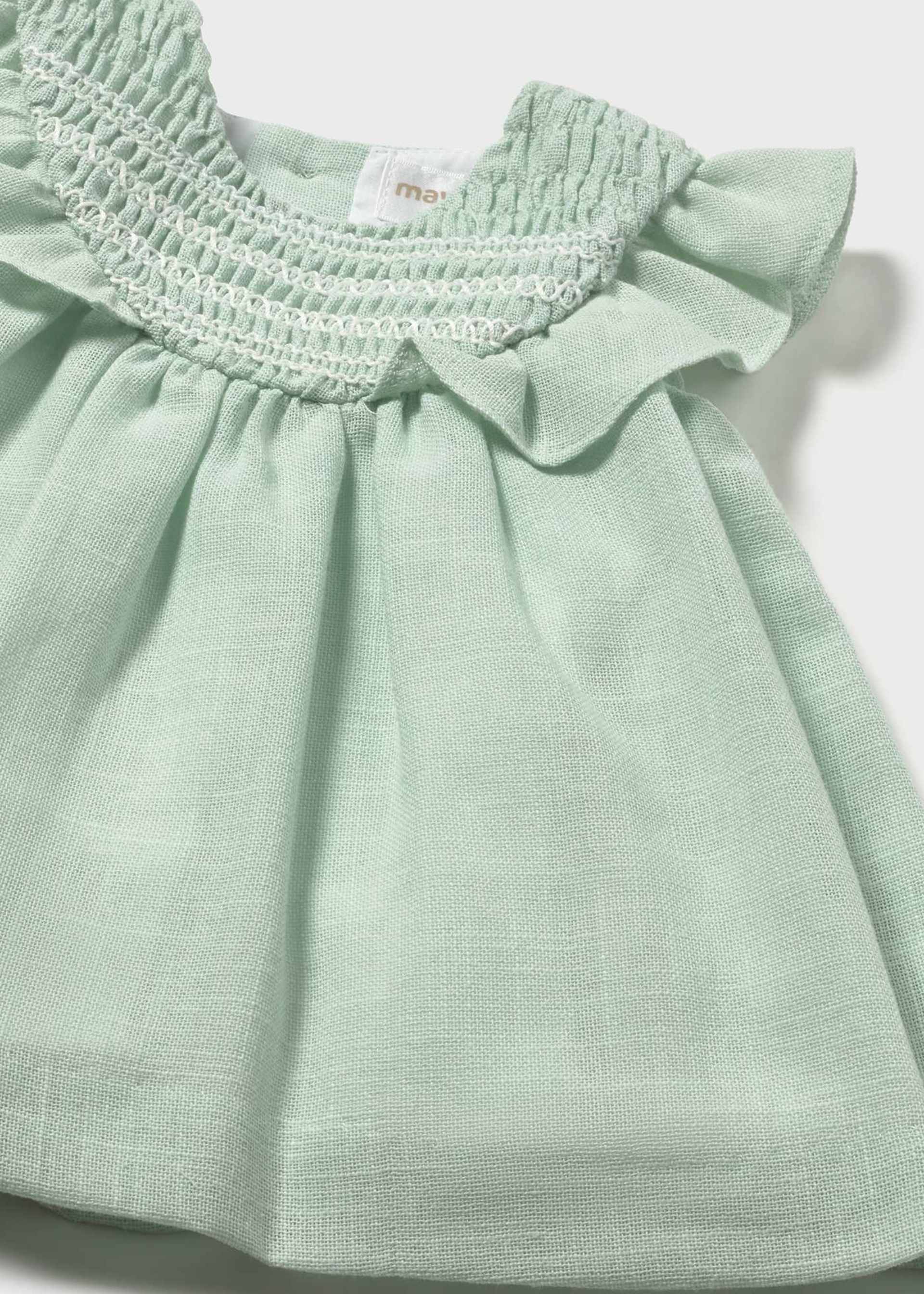 Newborn Girl Smocked Dress