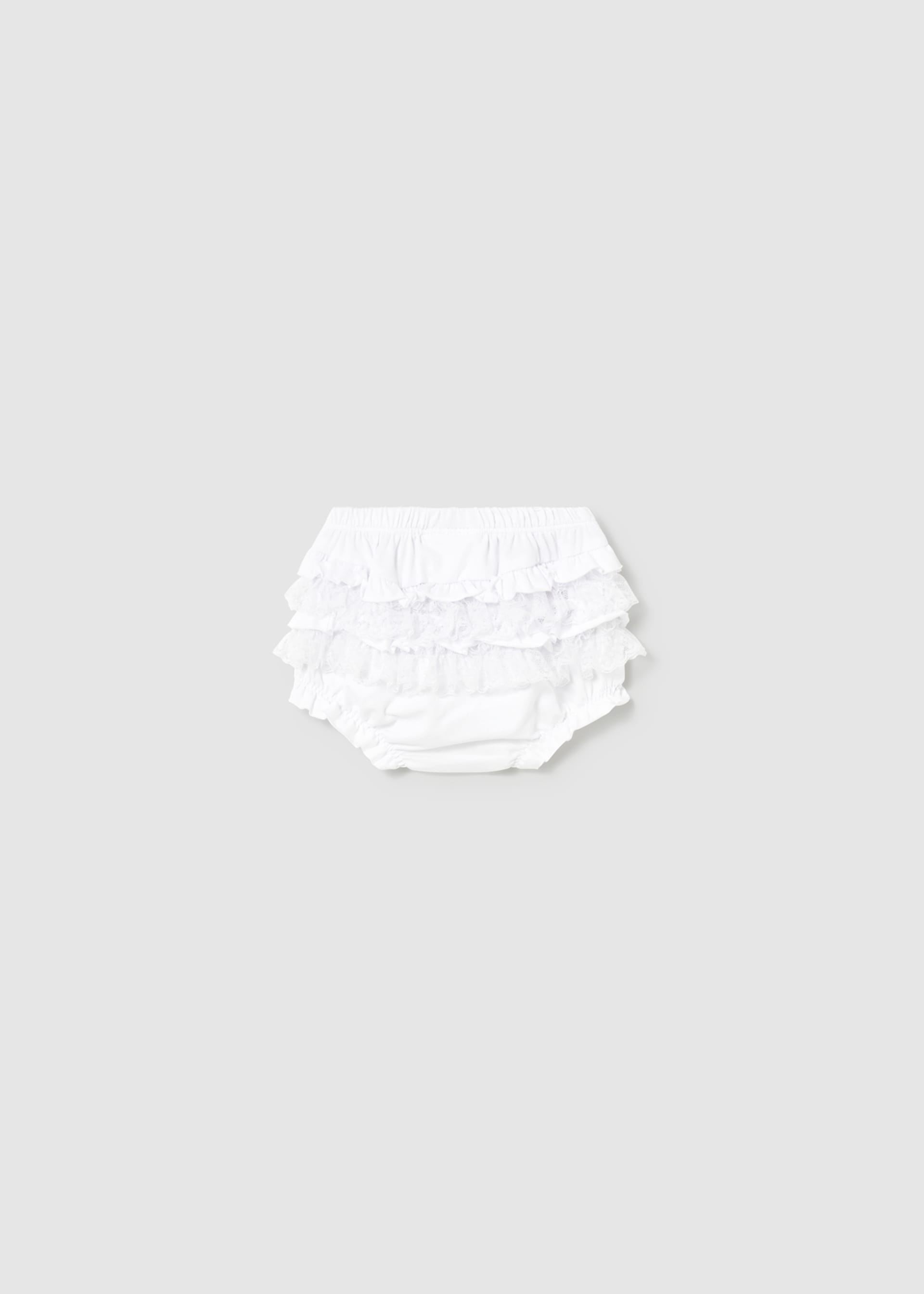 Newborn Girl Ruffled Bloomers