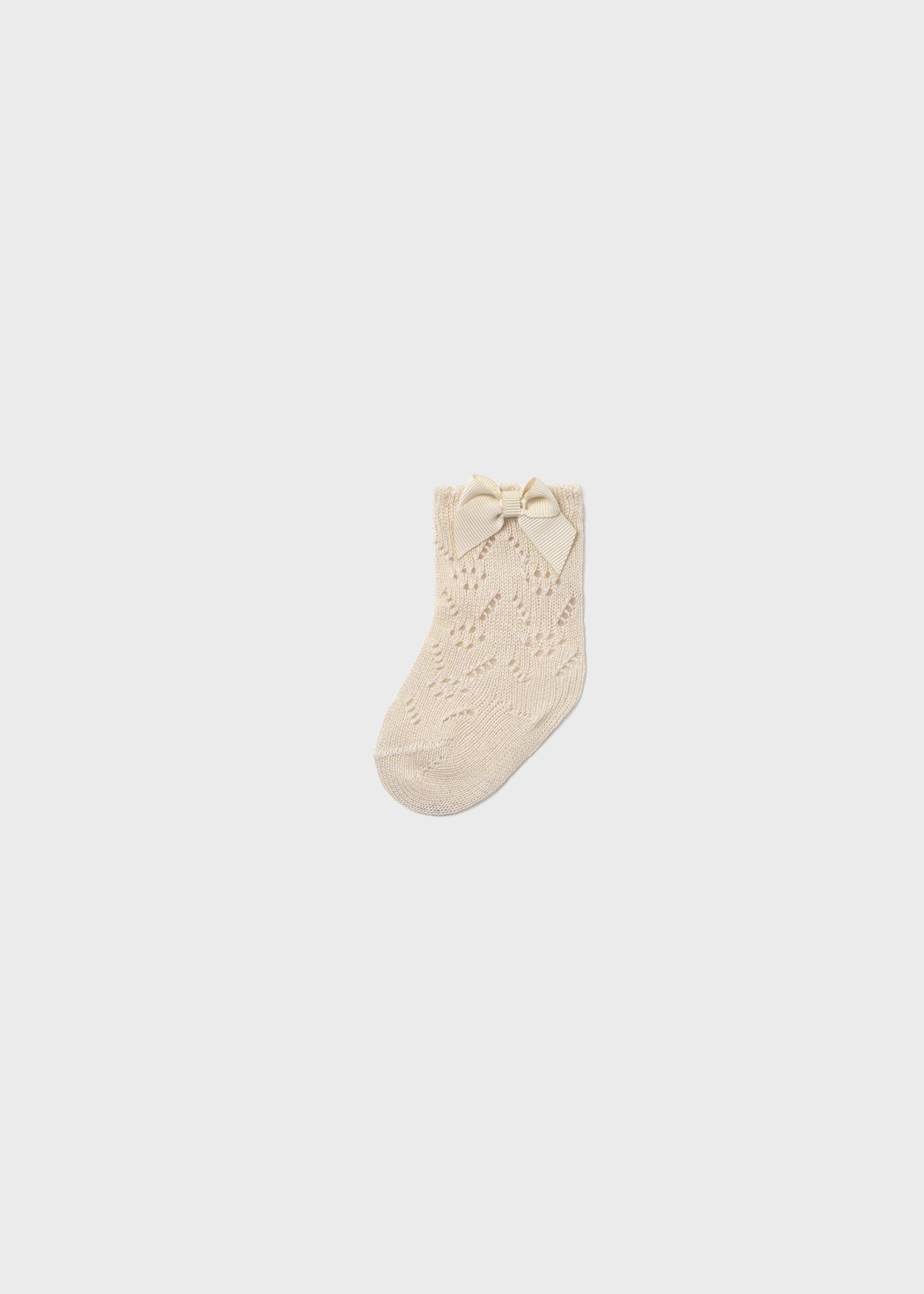 Newborn Girl Openwork Socks