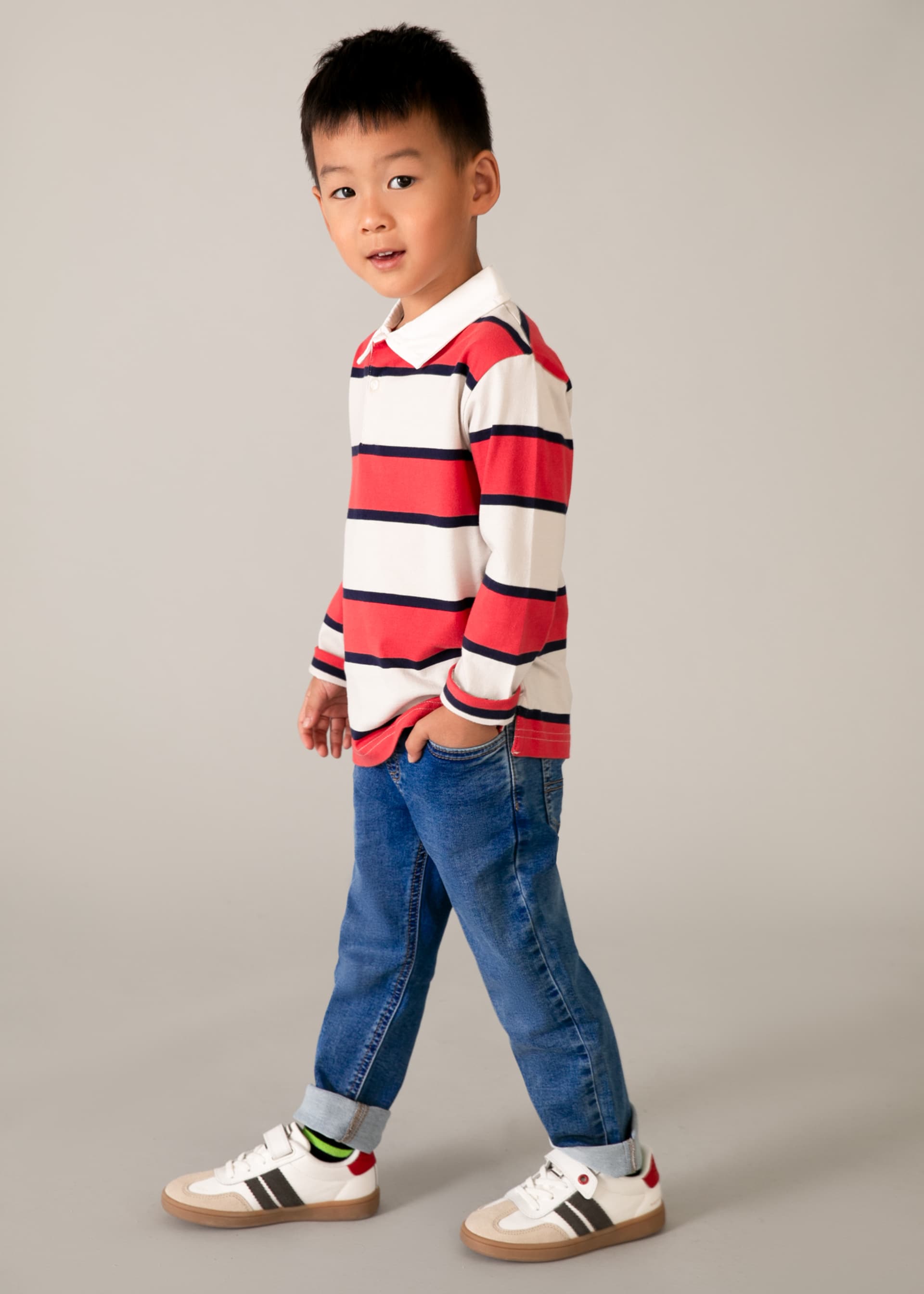 Pantaloni denim jogger baiat