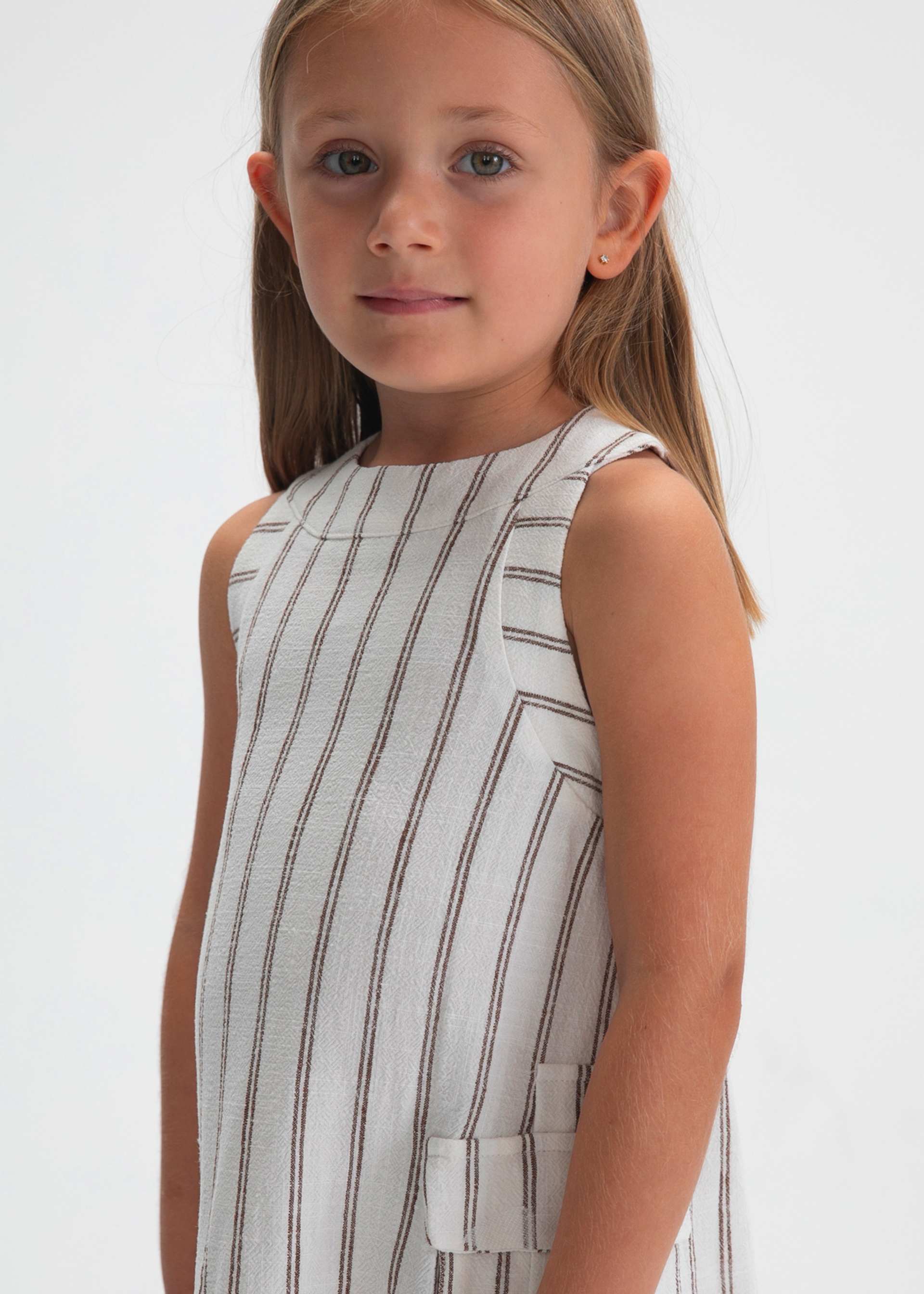 Girl's striped dress