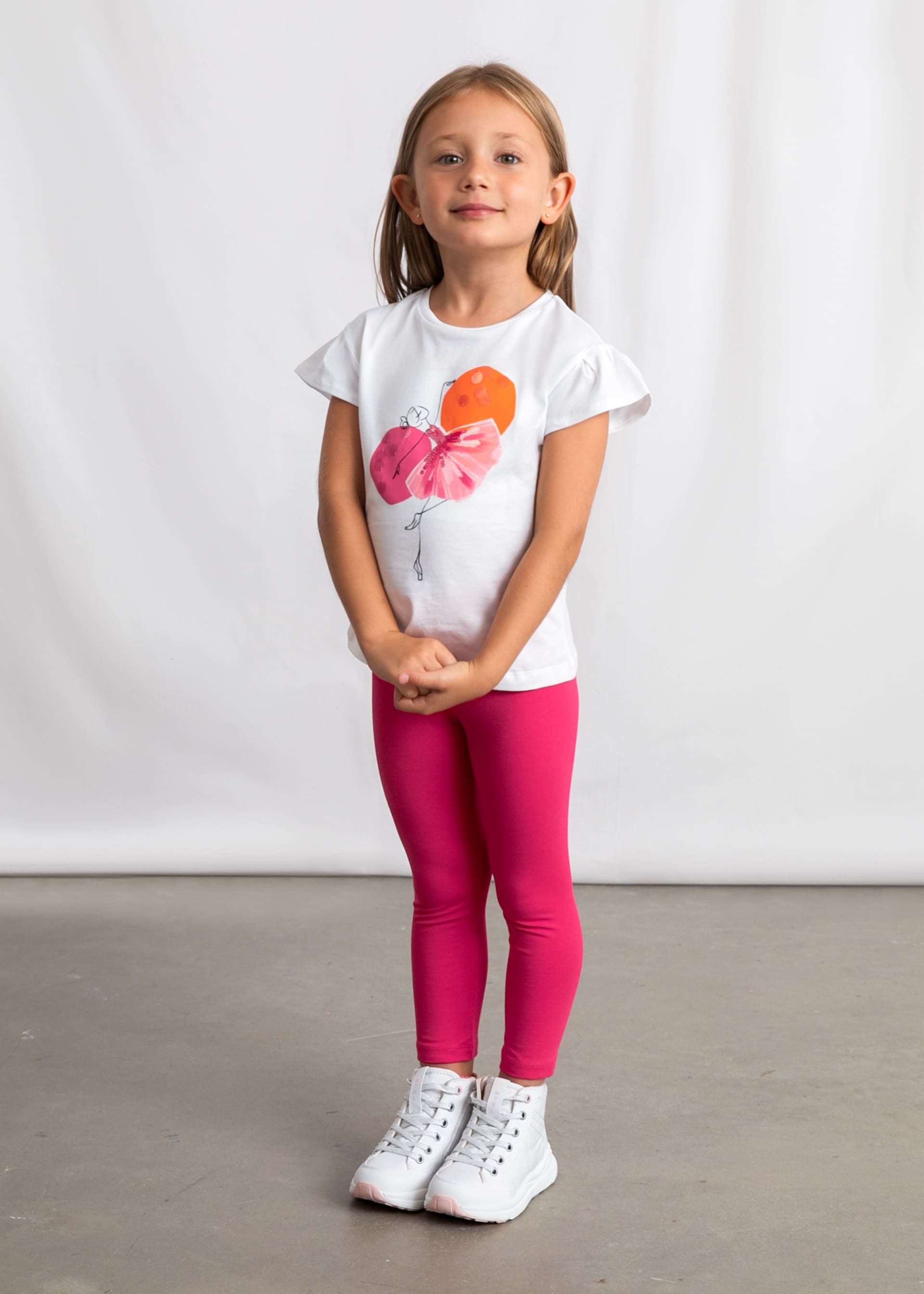 Completo leggings e maglietta bambina