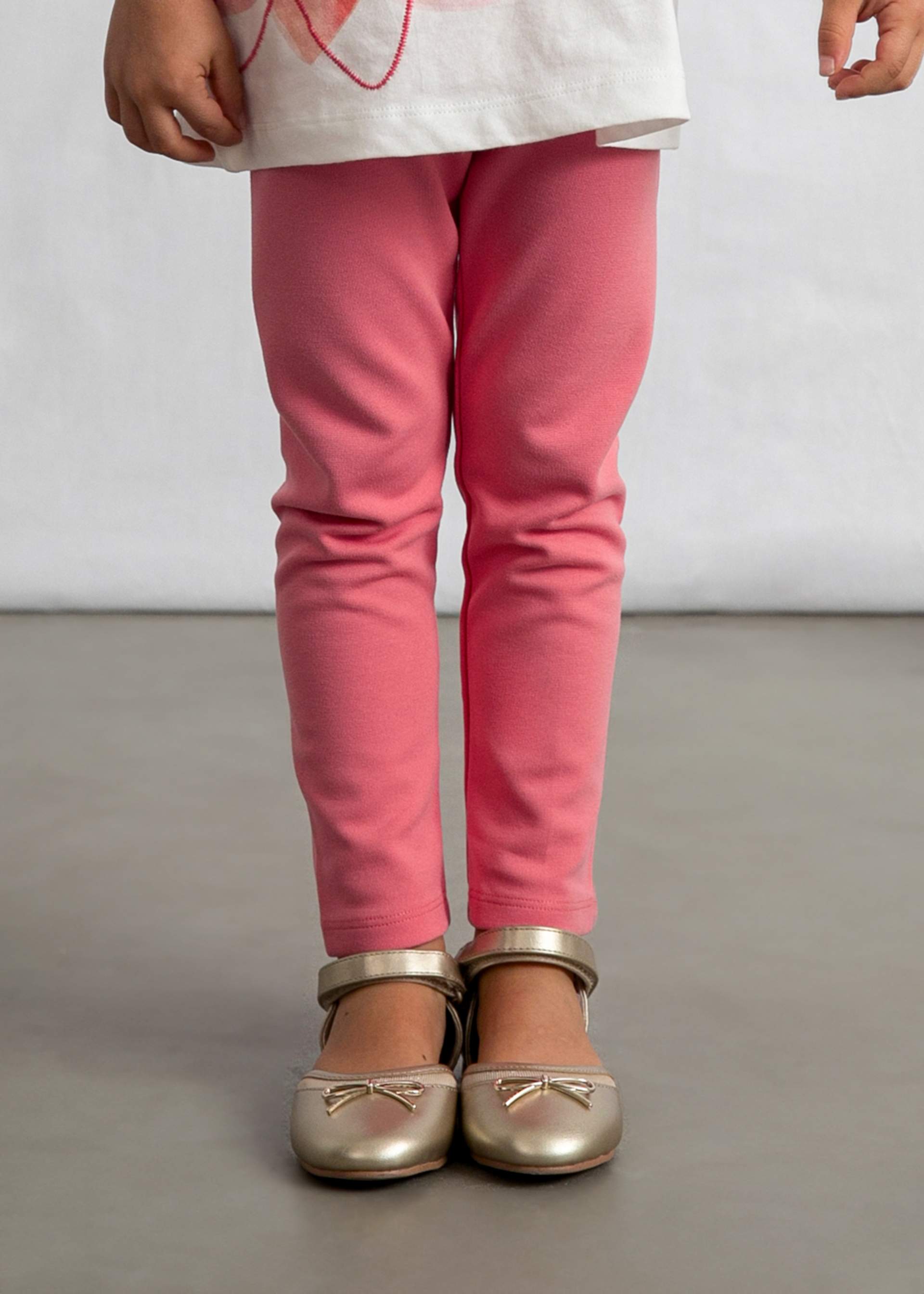 Conjunto legging y camiseta flor niña