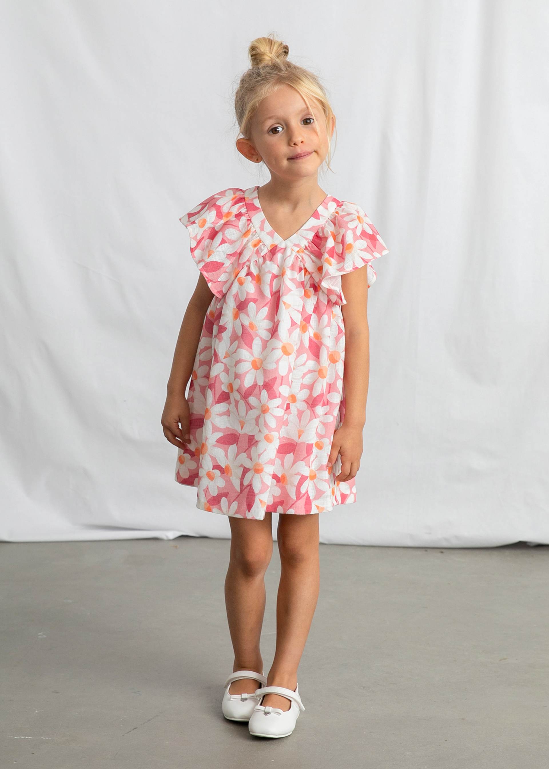 Floral print dress for girls