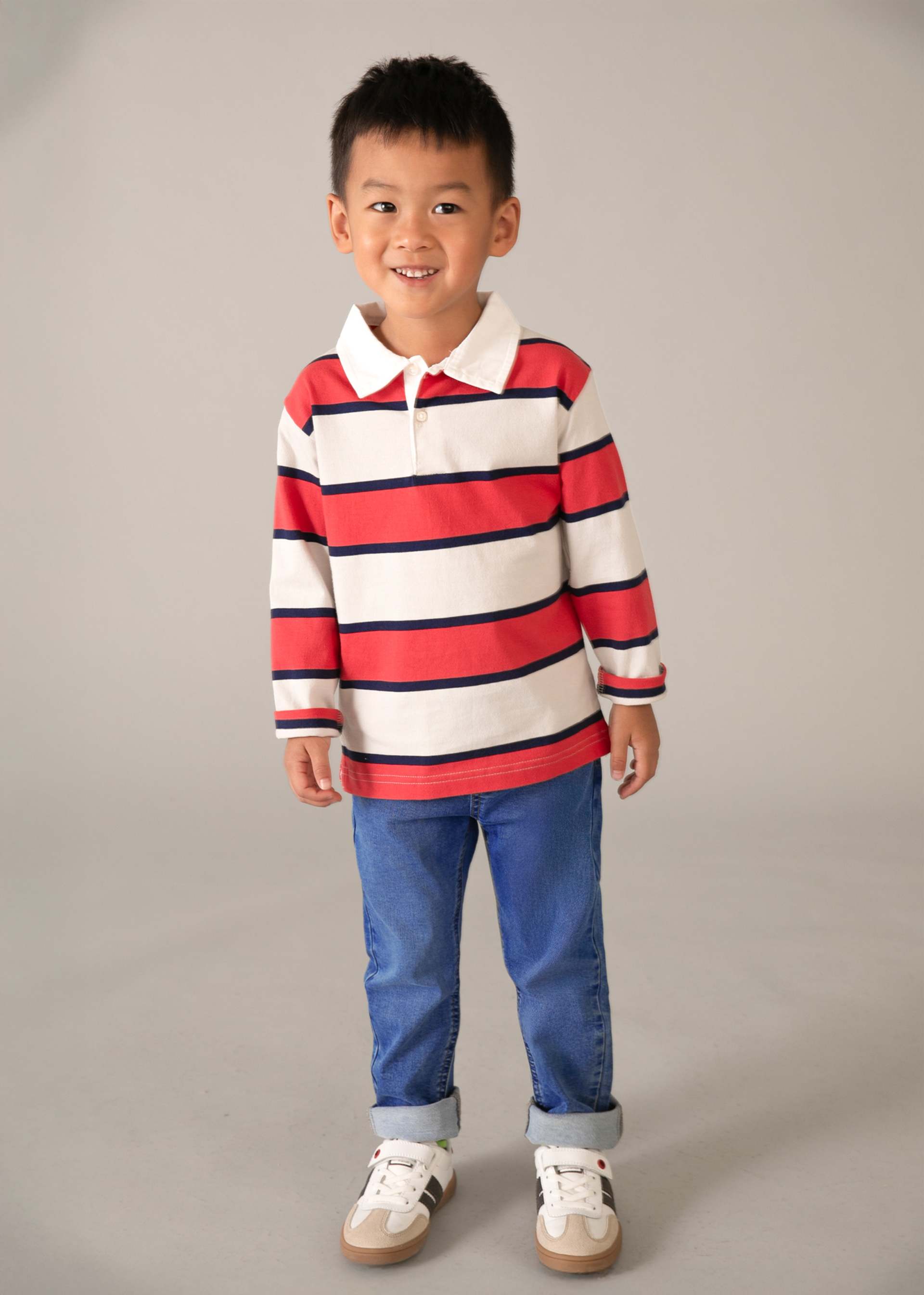 Calças soft denim jogger menino
