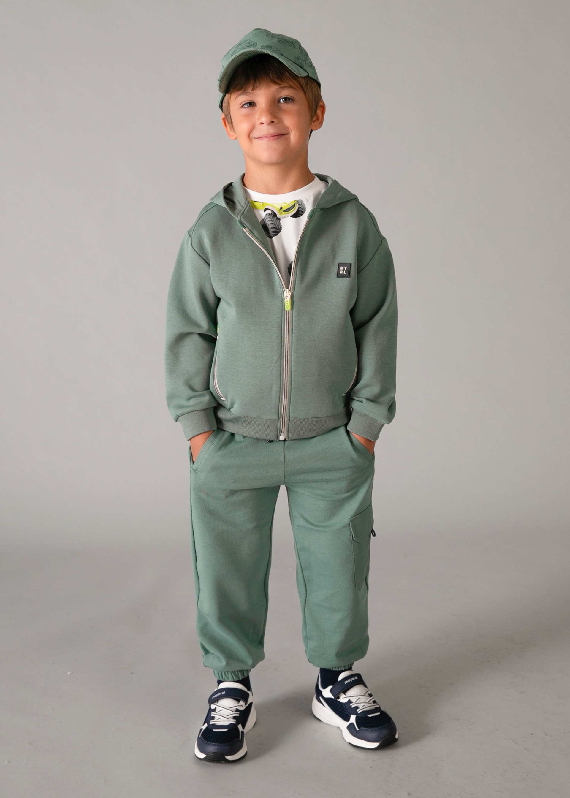 Sudadera cremallera niño