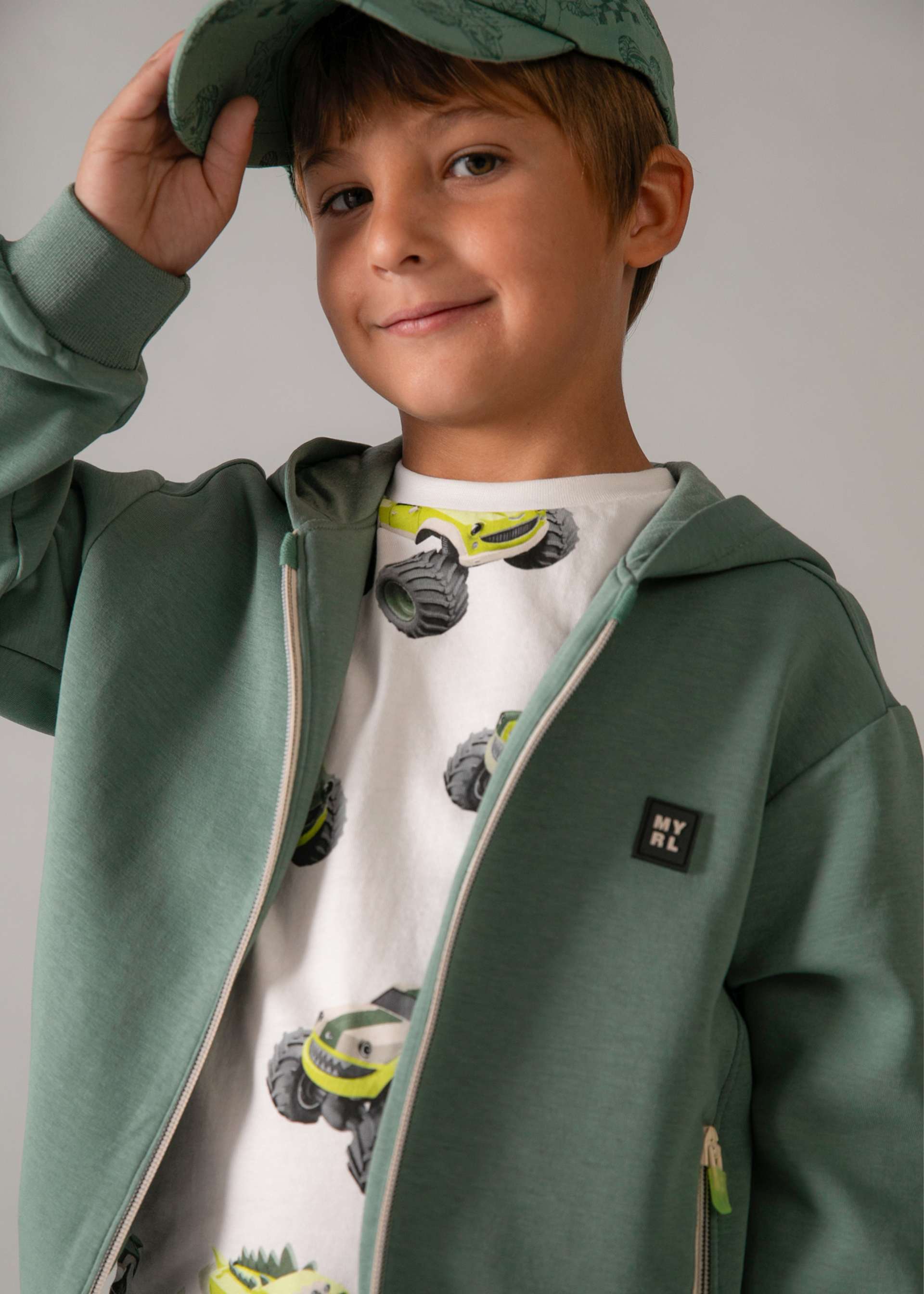 Sudadera cremallera niño