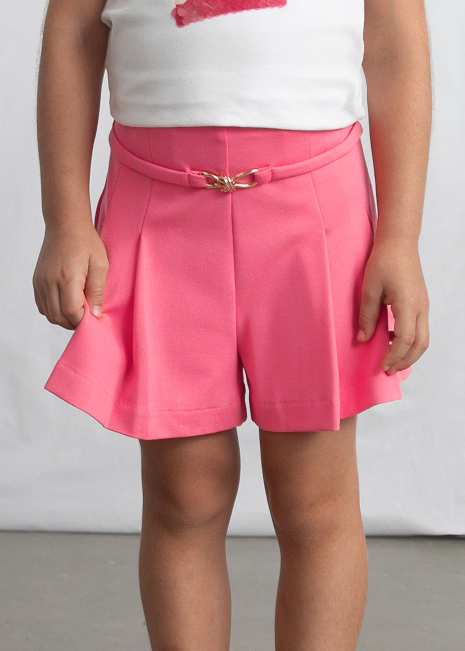 Girls' knit shorts
