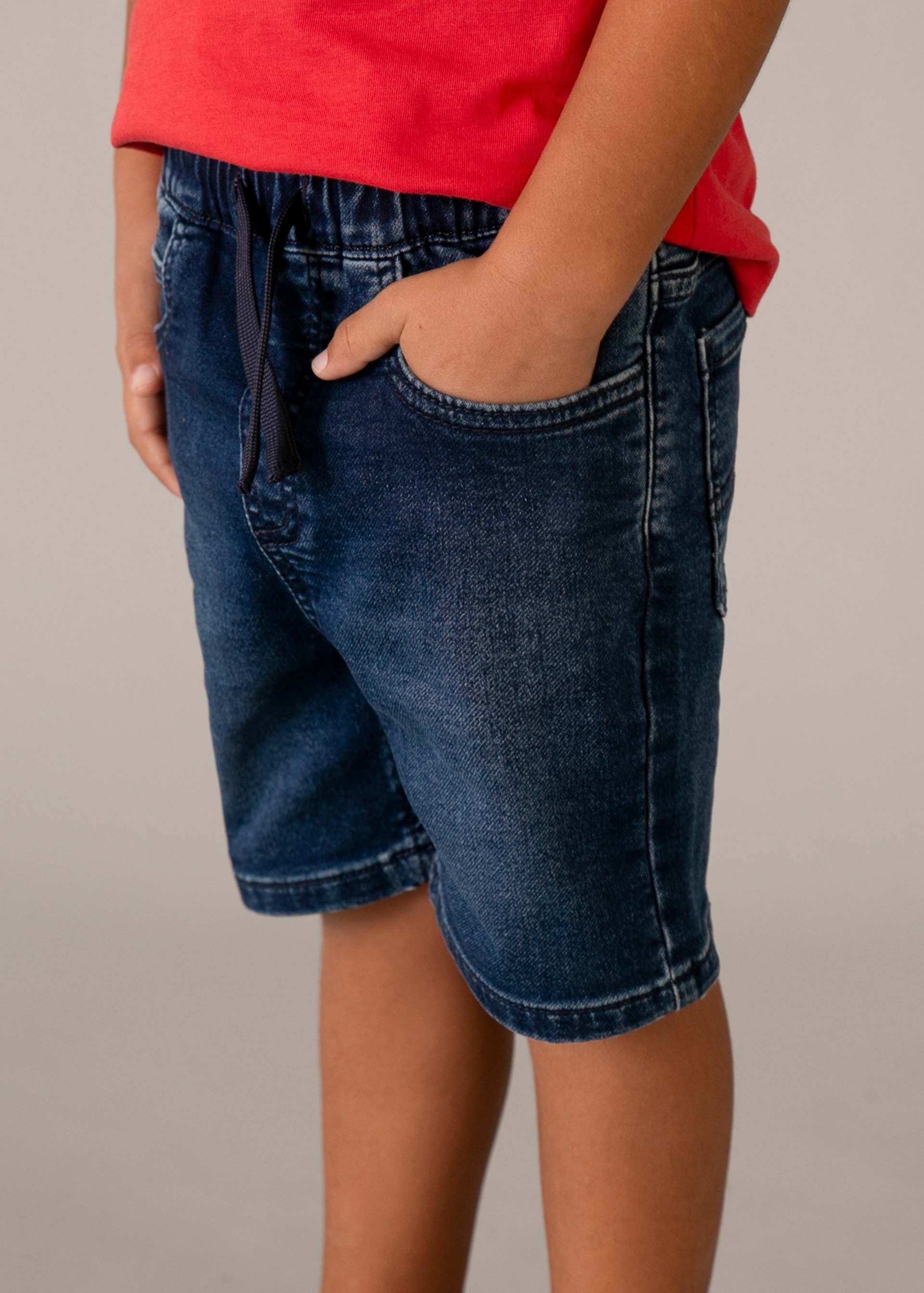 Bermuda jogger jeans bambino