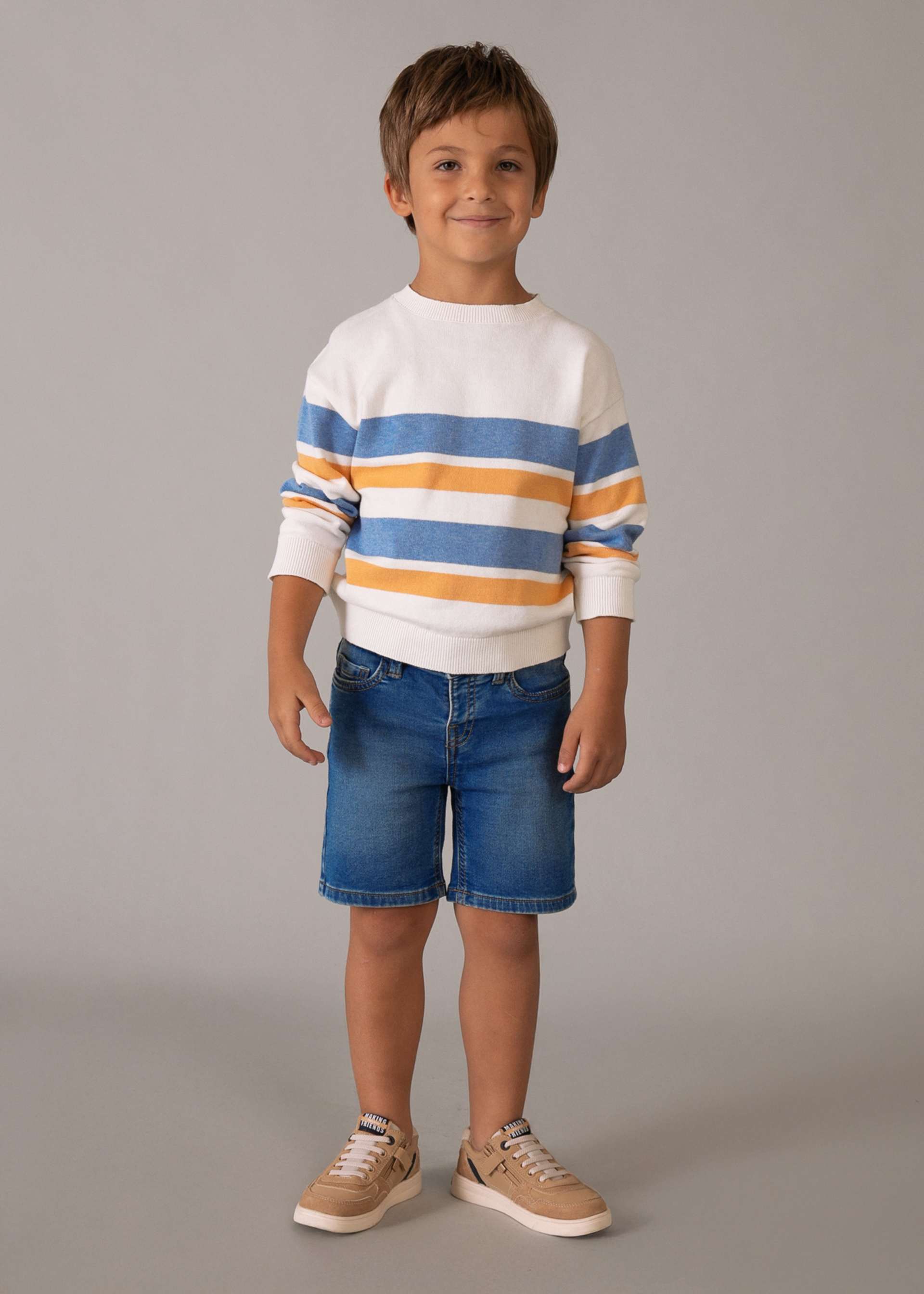 Bermuda en denim garçon