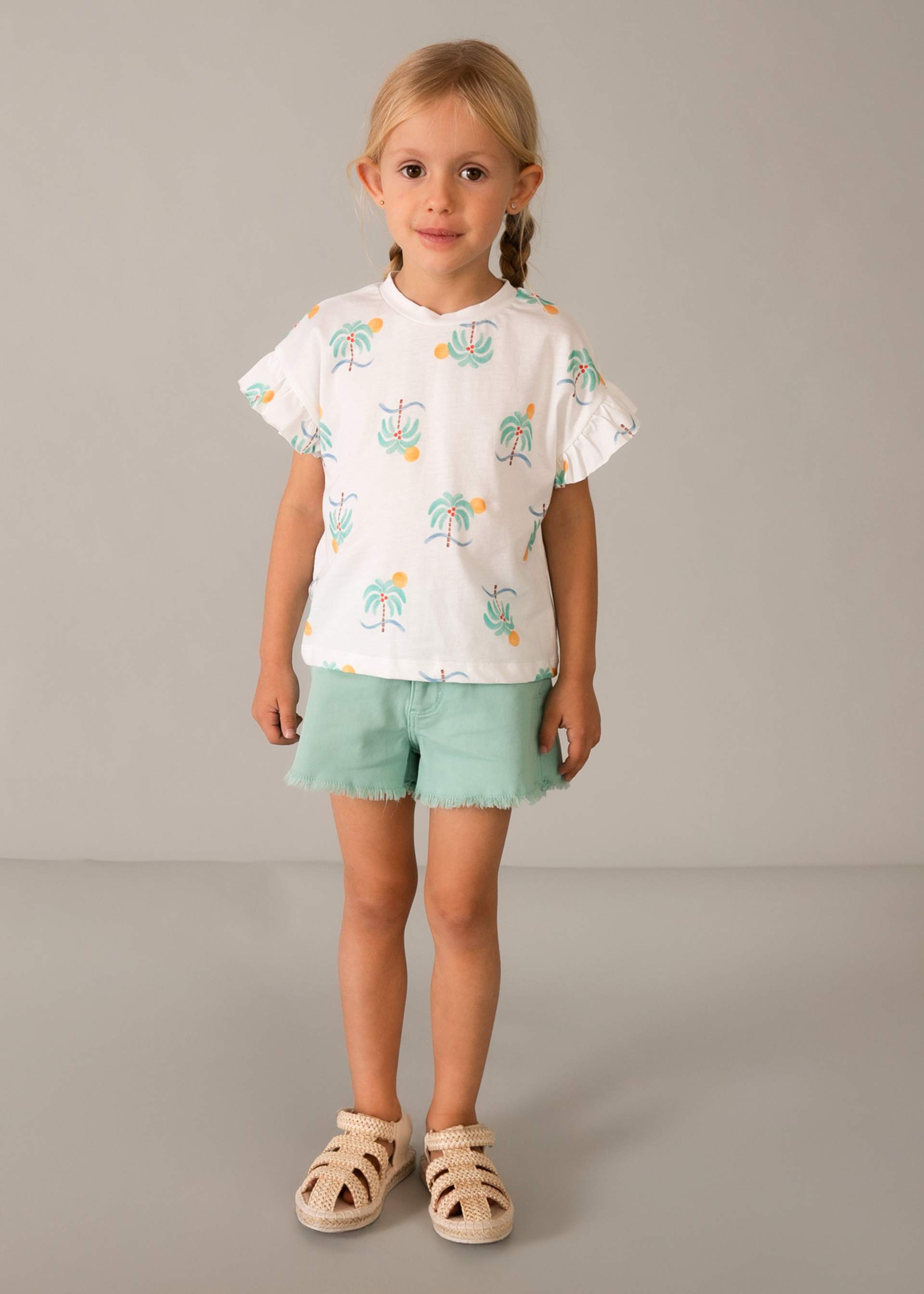Playera estampada niña